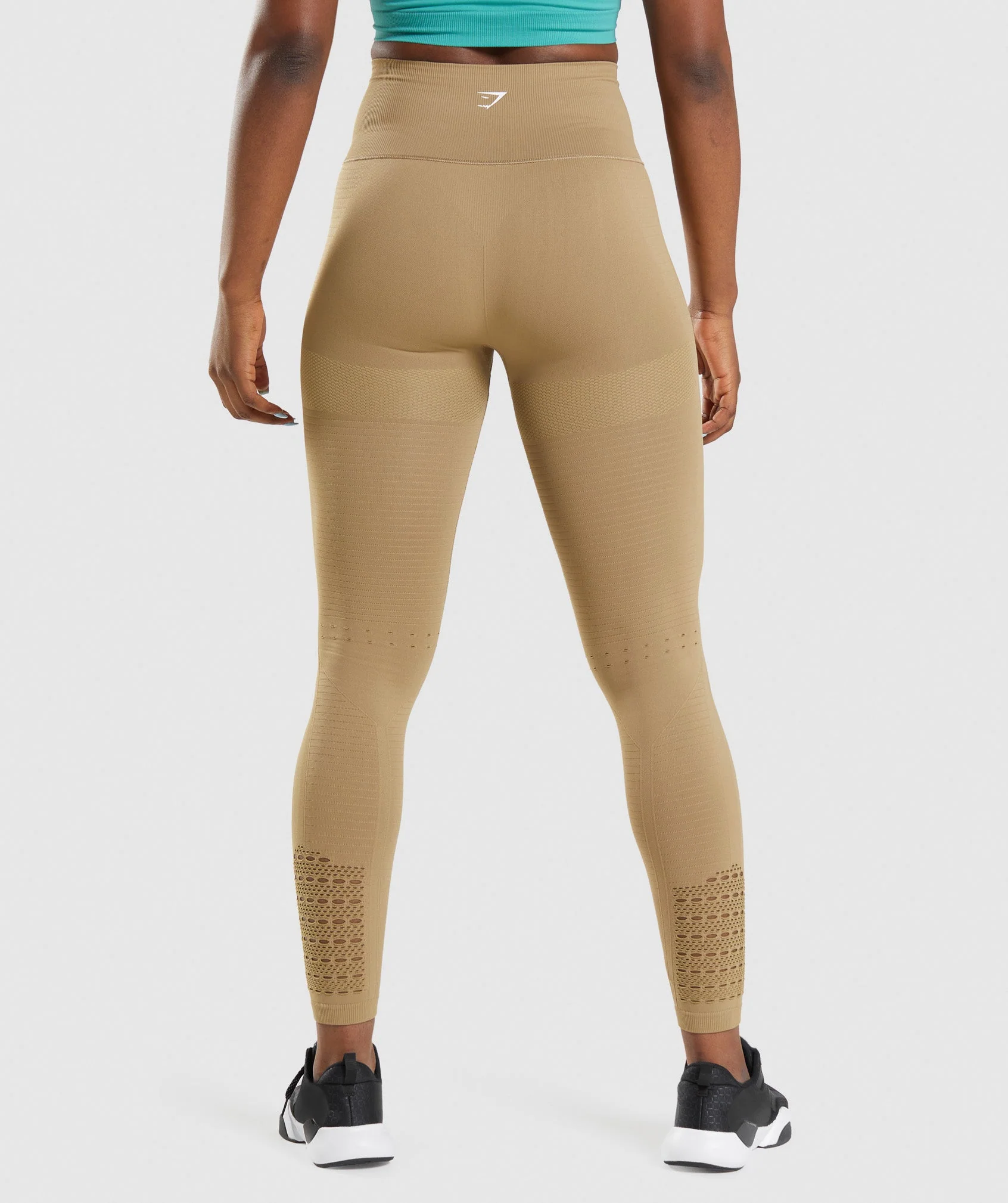 Gymshark Energy Seamless Leggings - Biscotti Brown - Image 2