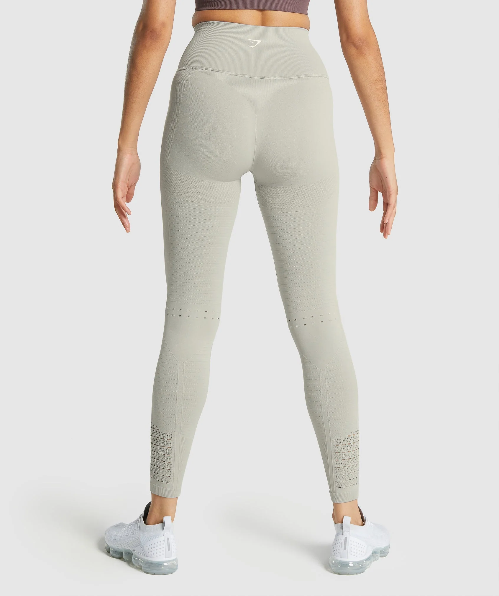 Gymshark Energy Seamless Leggings - Light Grey - Image 2