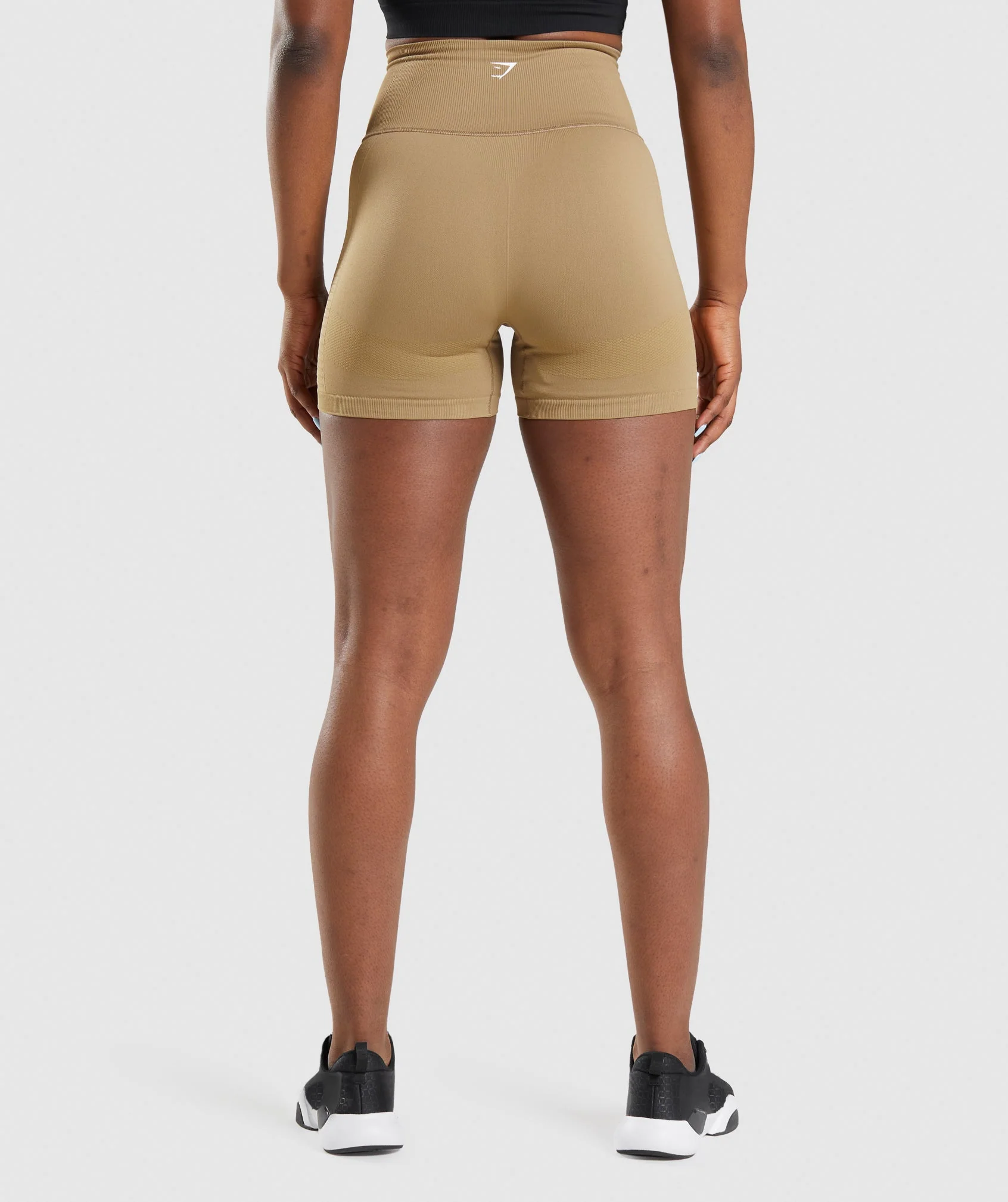 Gymshark Energy Seamless Shorts - Biscotti Brown - Image 2