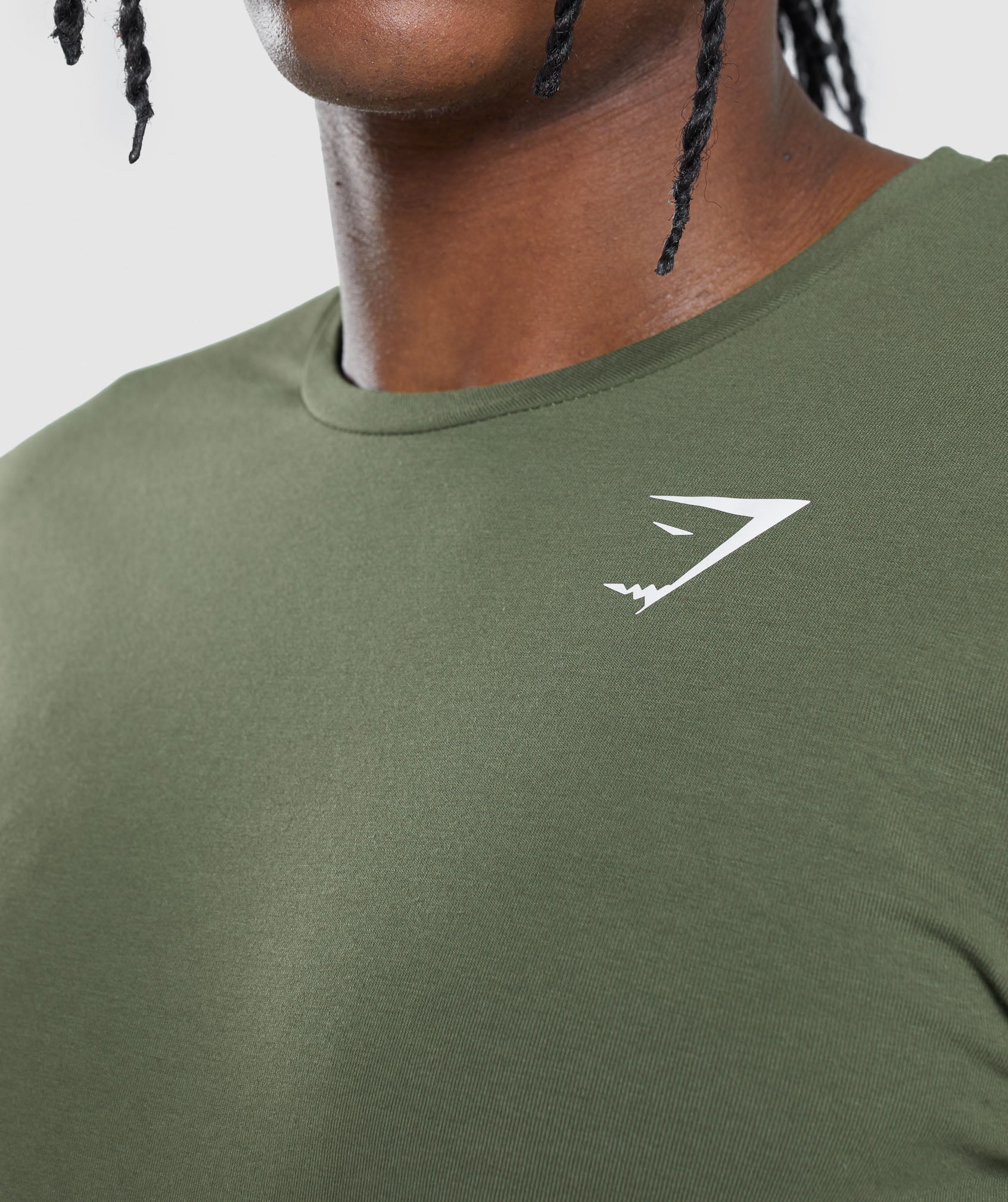 Gymshark Essential Long Sleeve T-Shirt - Core Olive - Image 6
