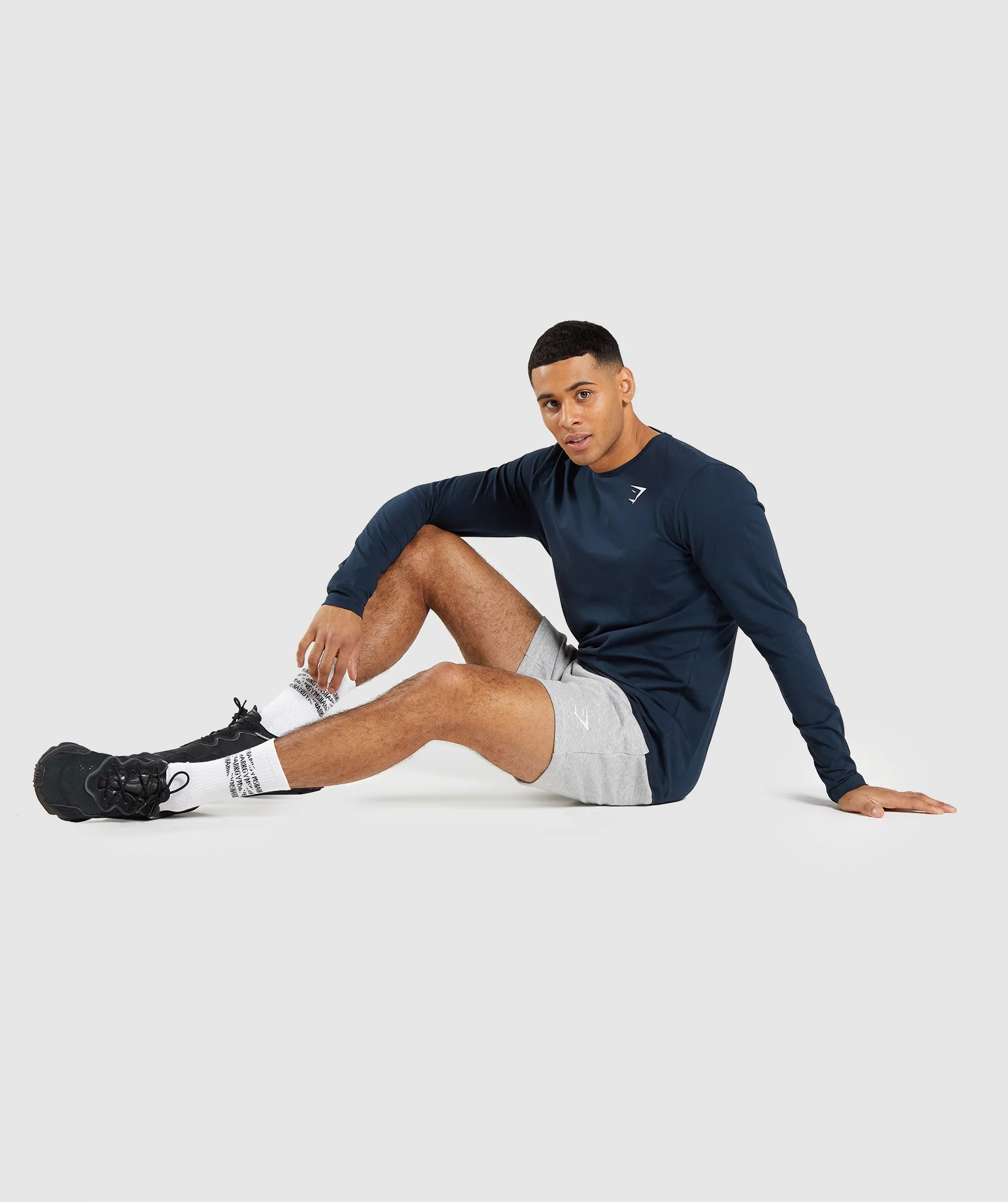 Gymshark Essential Long Sleeve T-Shirt - Navy - Image 4