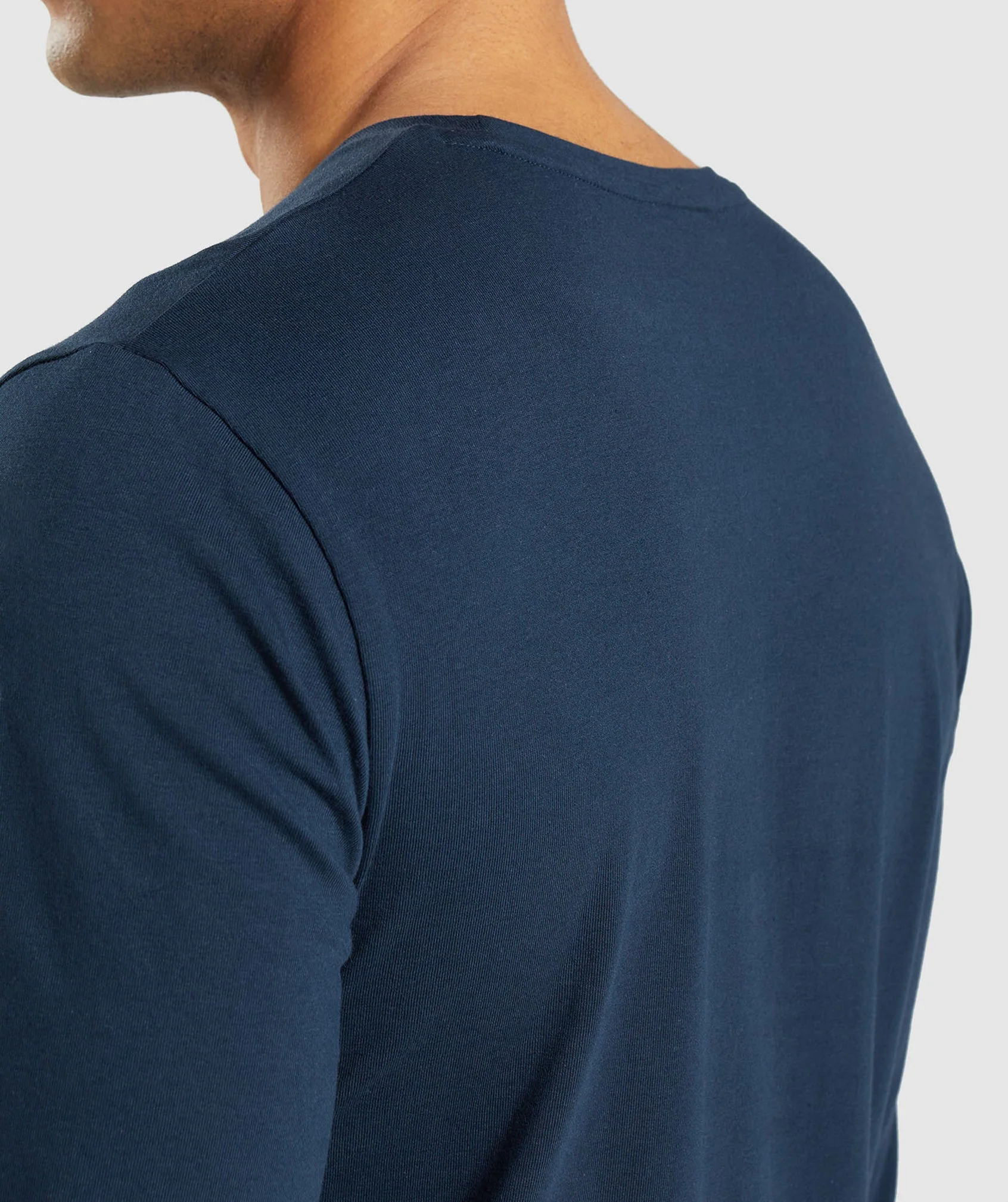 Gymshark Essential Long Sleeve T-Shirt - Navy - Image 5