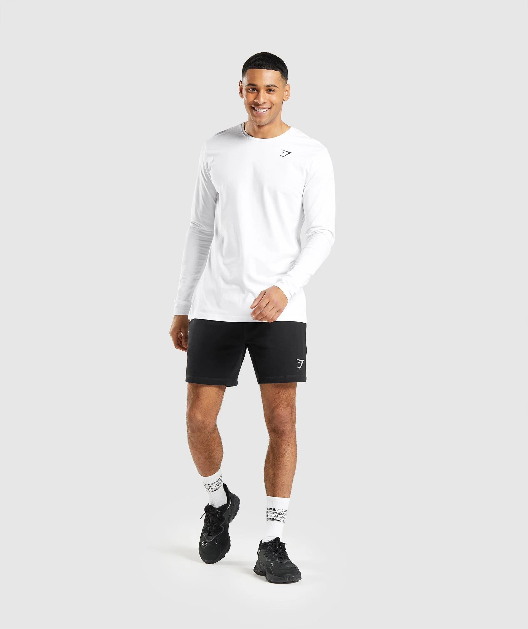 Gymshark Essential Long Sleeve T-Shirt - White - Image 4