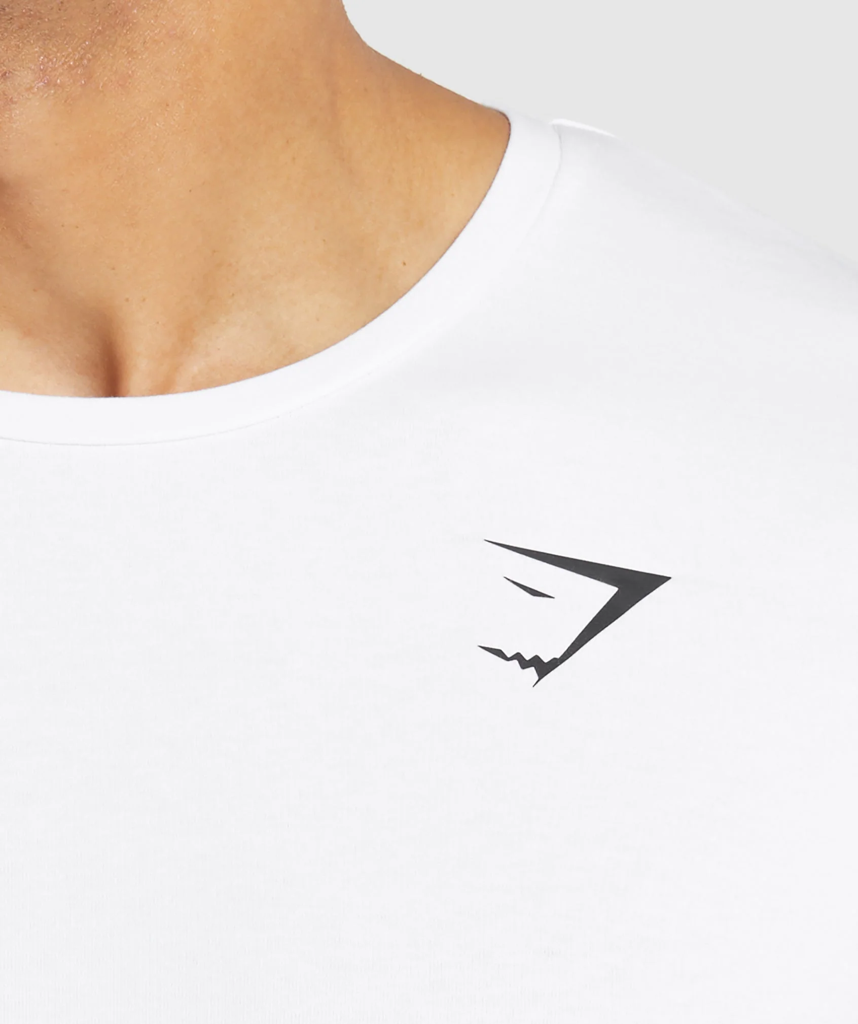 Gymshark Essential Long Sleeve T-Shirt - White - Image 5
