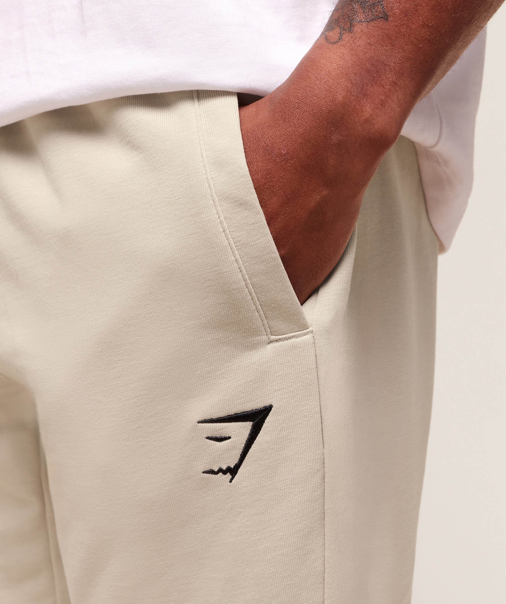 Gymshark Essential Oversized Joggers - Pebble Grey - Image 4