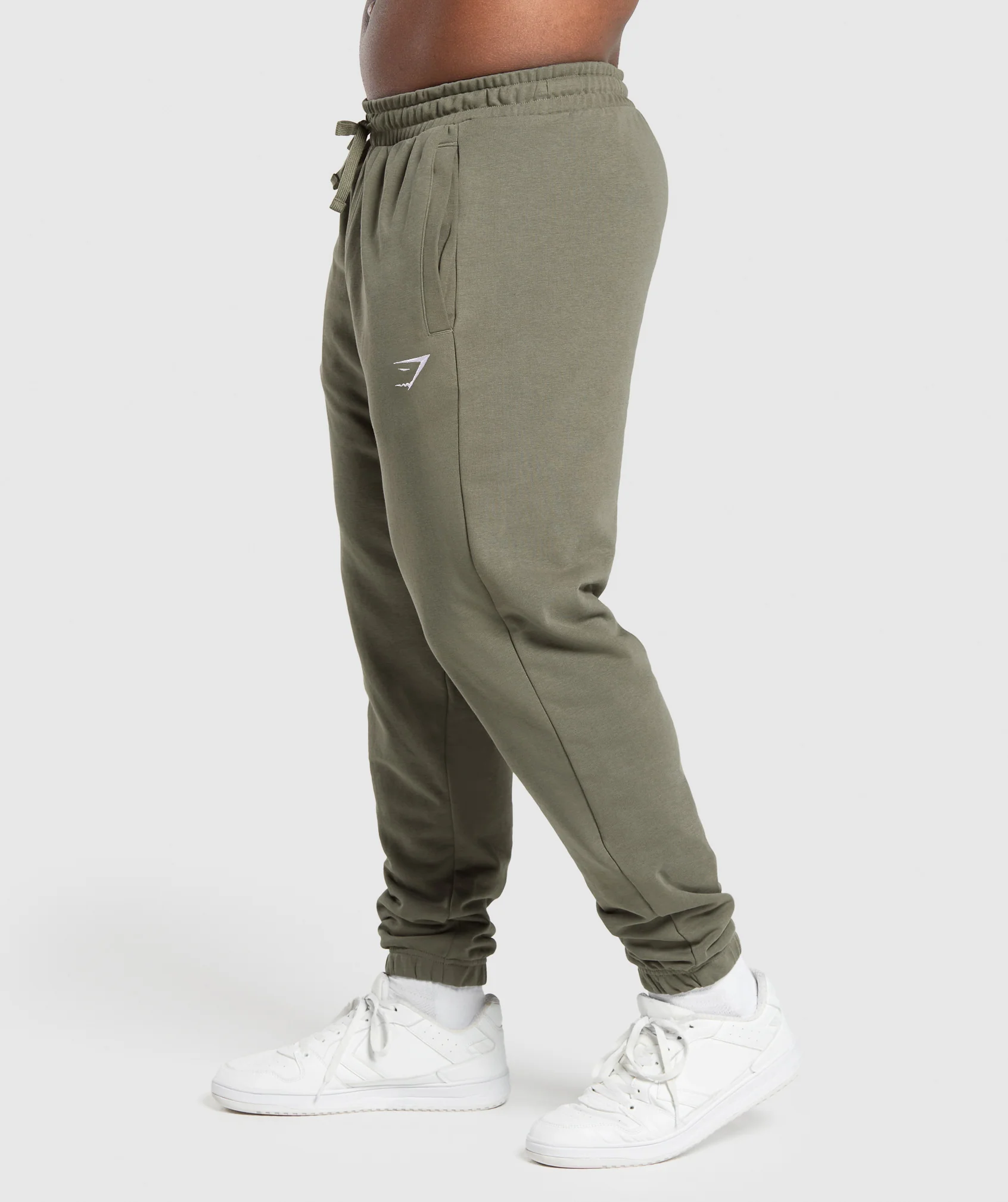 Gymshark Essential Oversized Joggers - Strength Green - Image 3