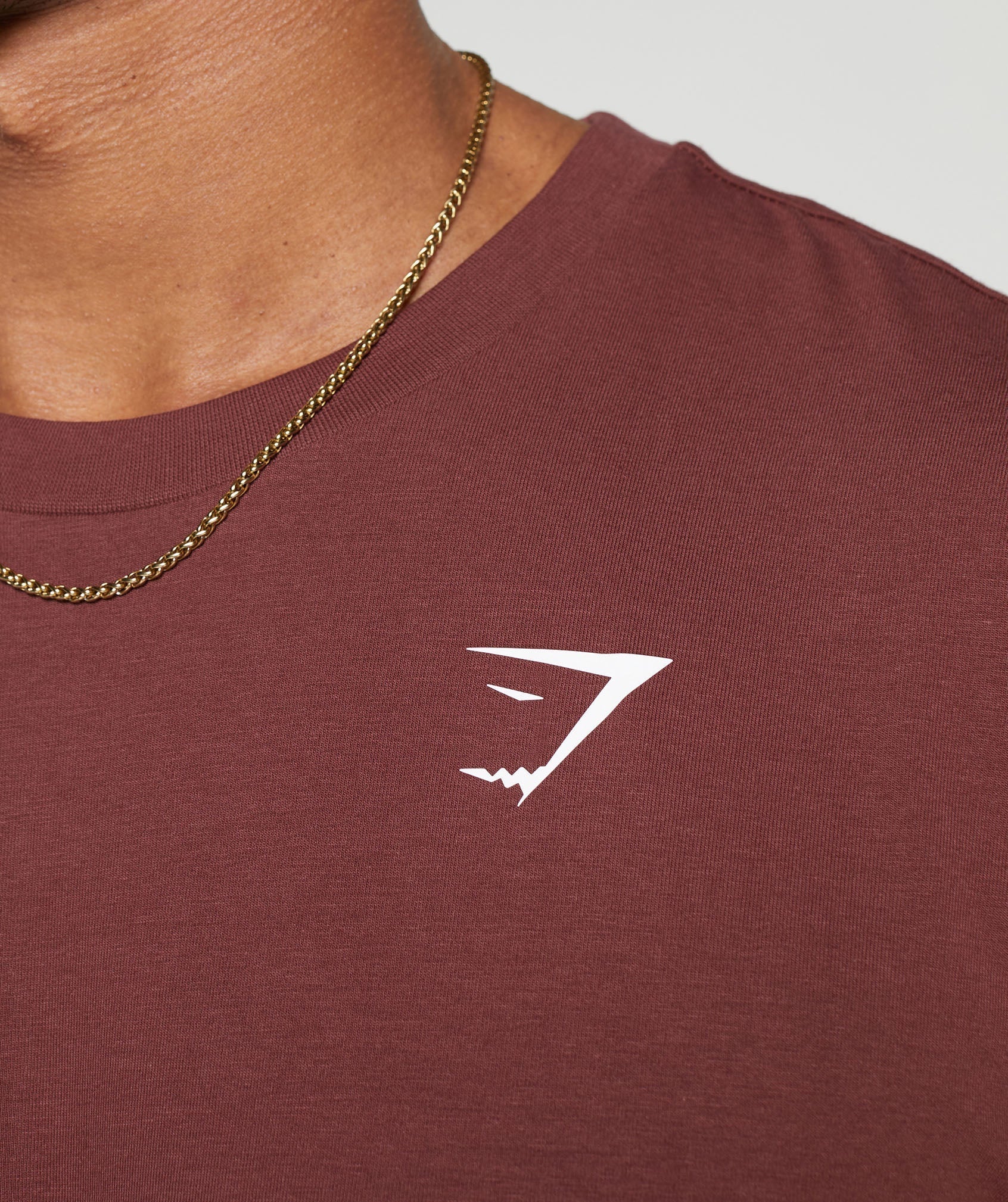 Gymshark Essential Oversized T-Shirt - Burgundy Brown - Image 5