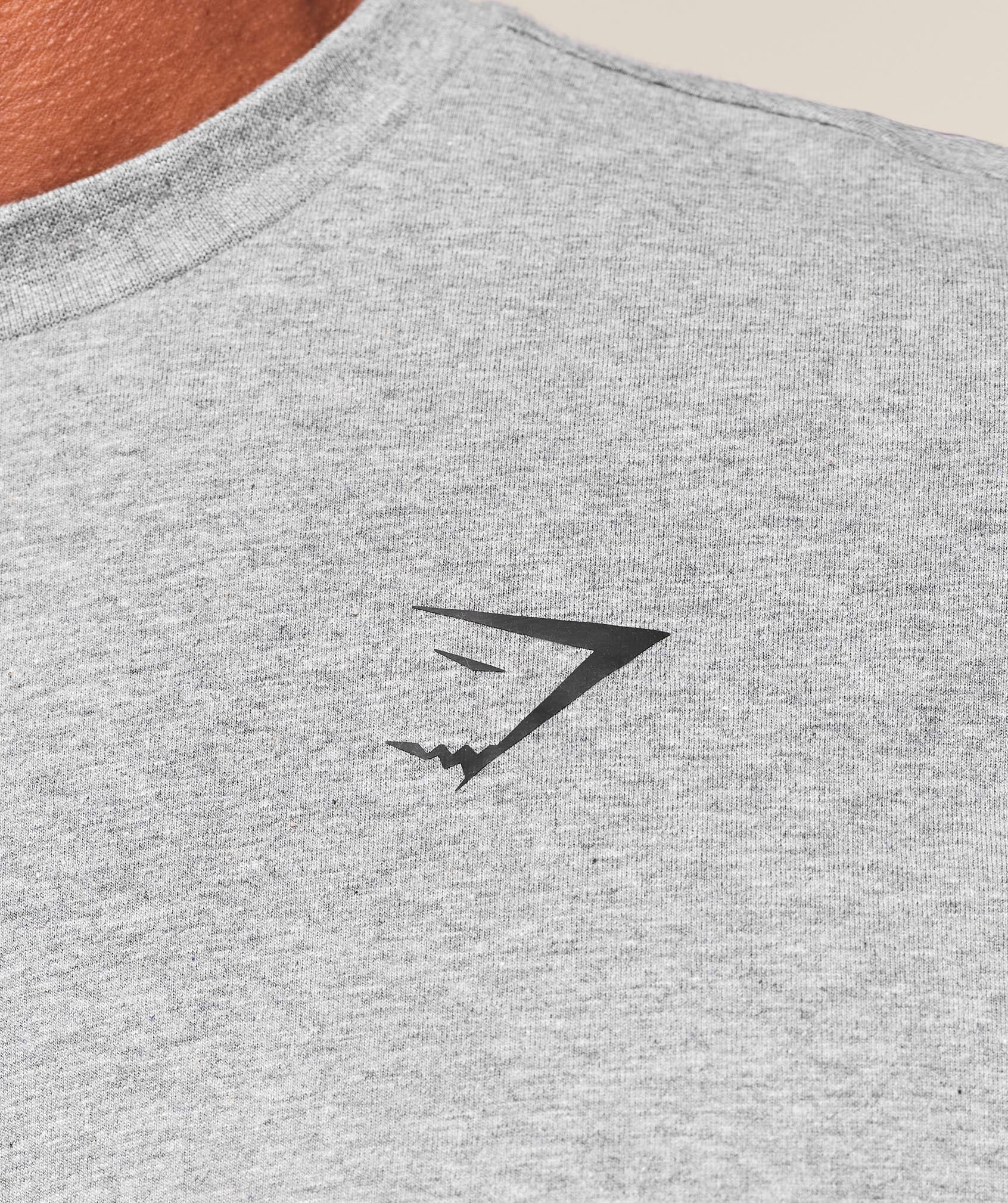 Gymshark Essential Oversized T-Shirt - Charcoal Grey Marl - Image 6