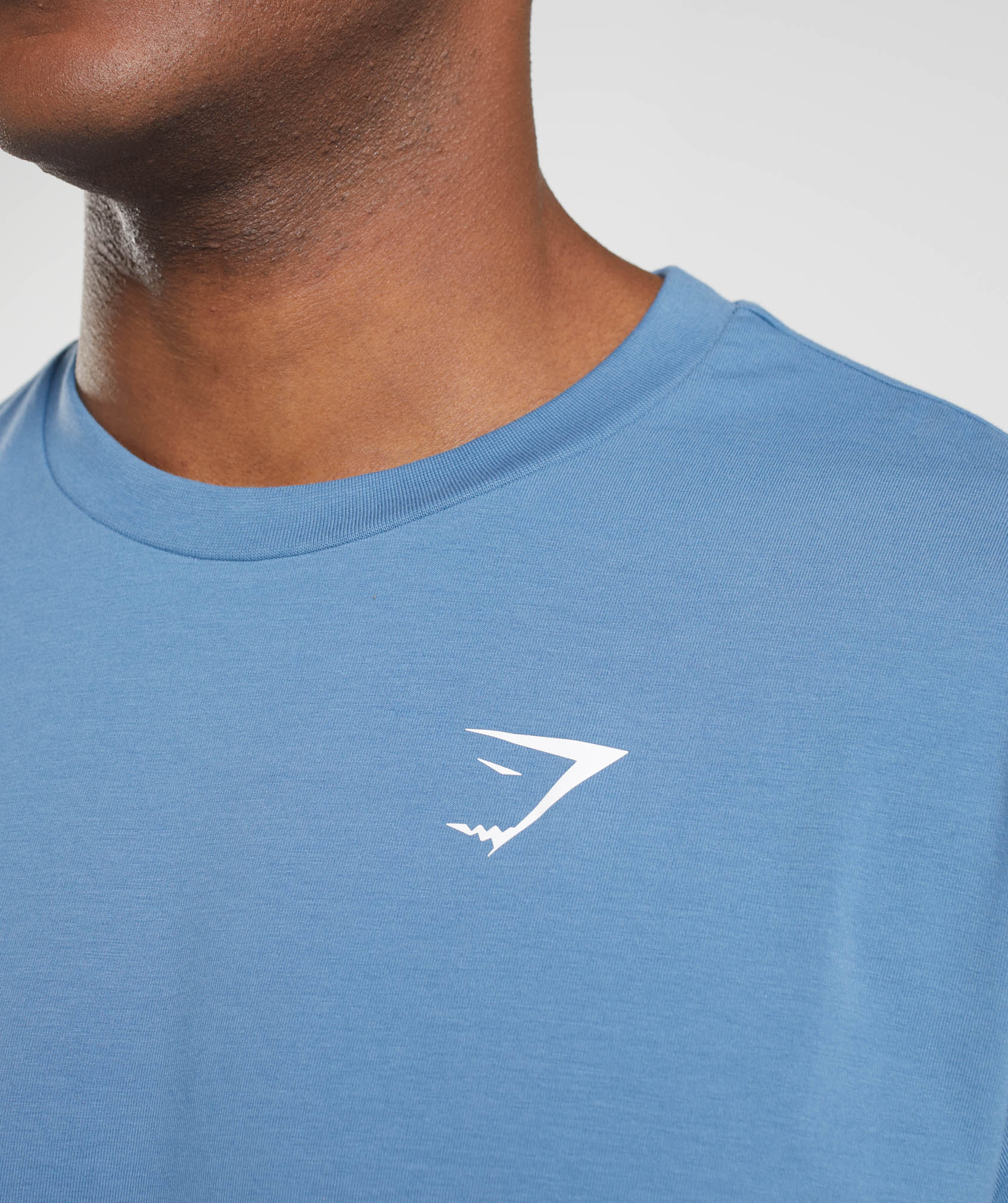 Gymshark Essential Oversized T-Shirt - Denim Blue - Image 3