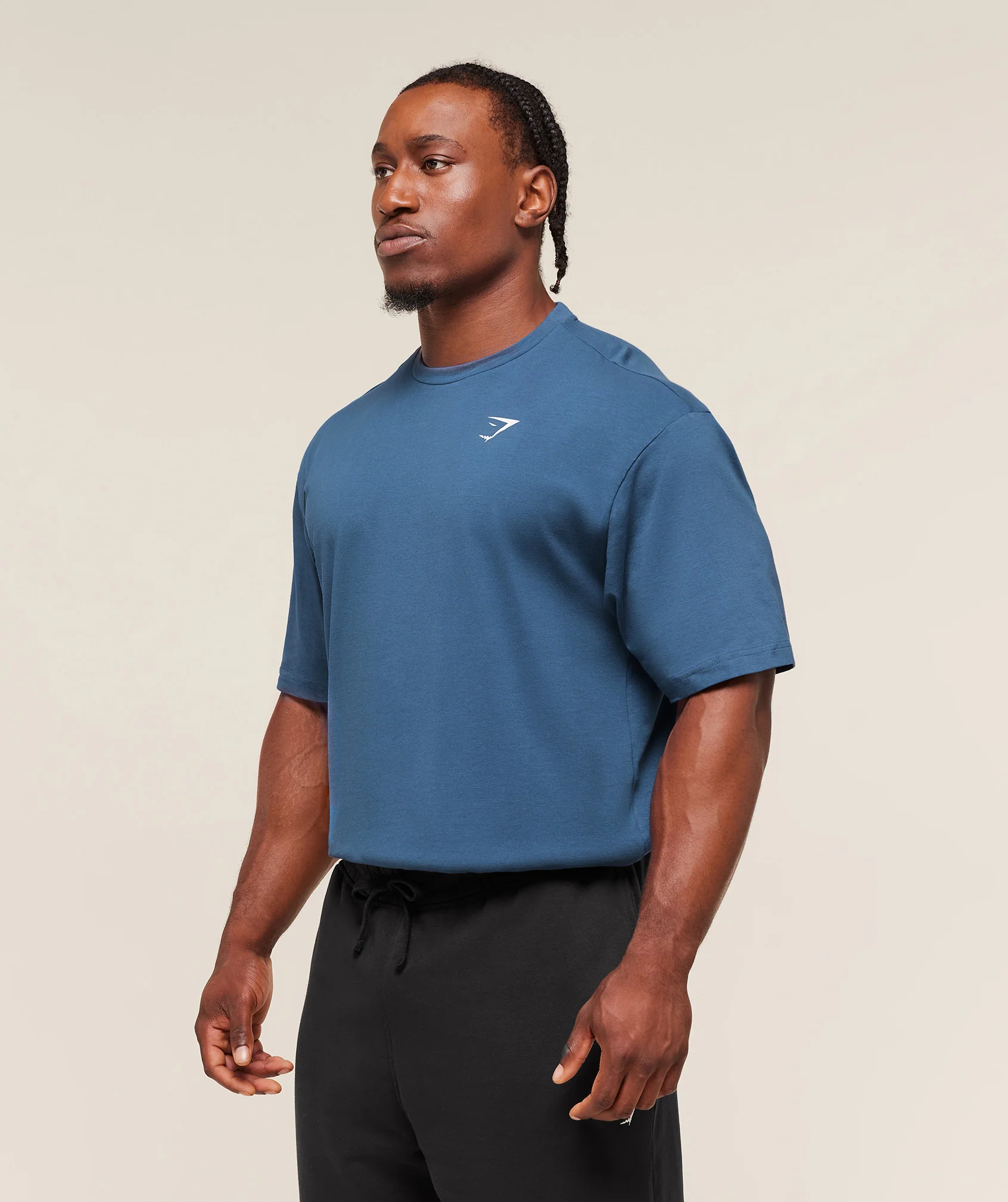 Gymshark Essential Oversized T-Shirt - Compound Blue - Image 3