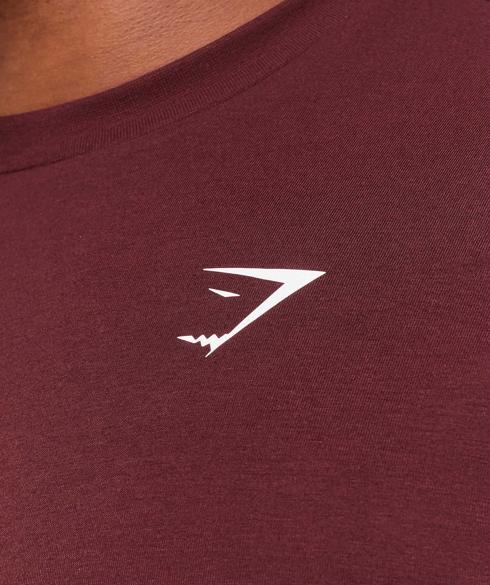 Gymshark Essential Oversized T-Shirt - Rich Maroon - Image 5
