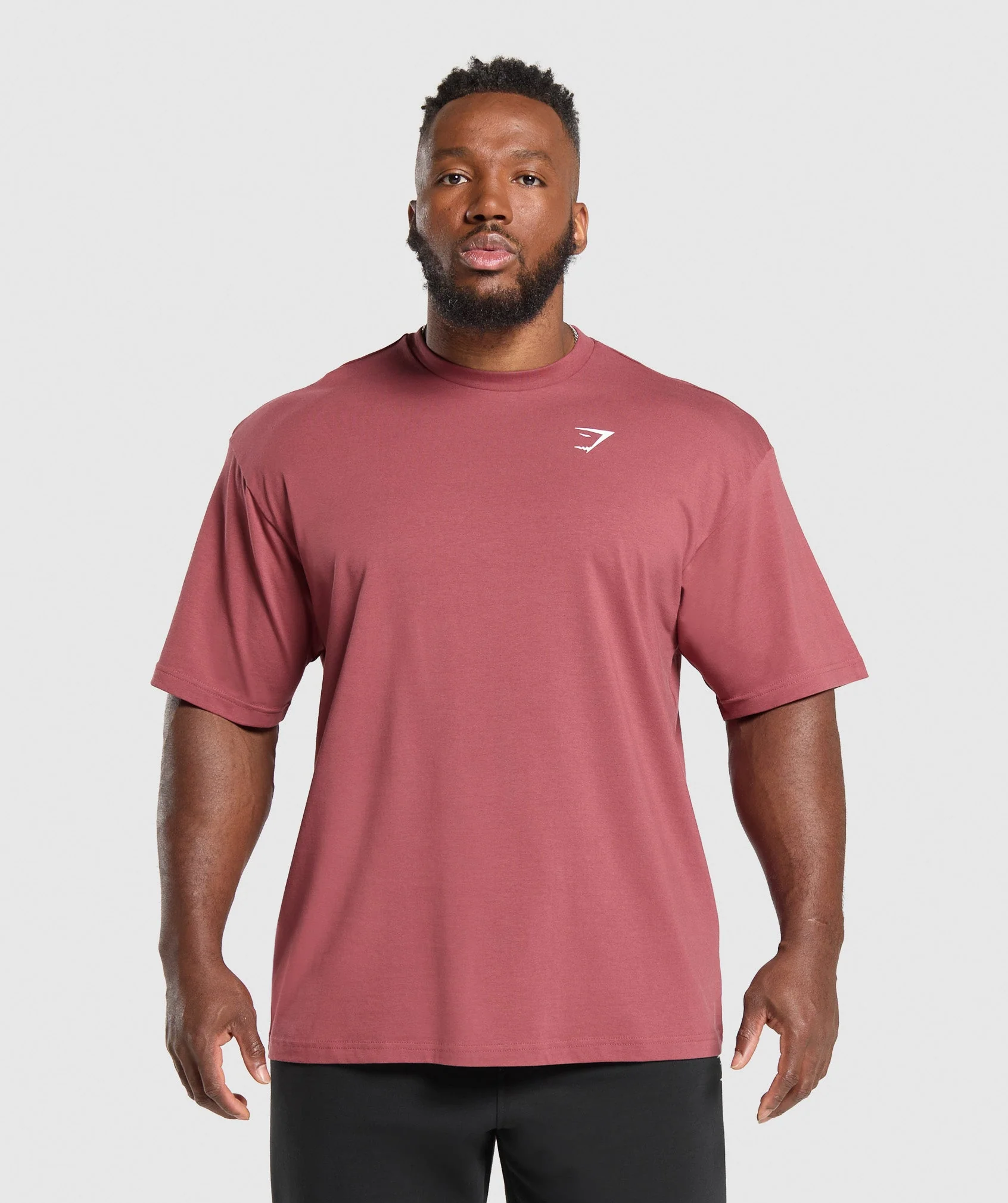 Gymshark Essential Oversized T-Shirt - Washed Berry Pink