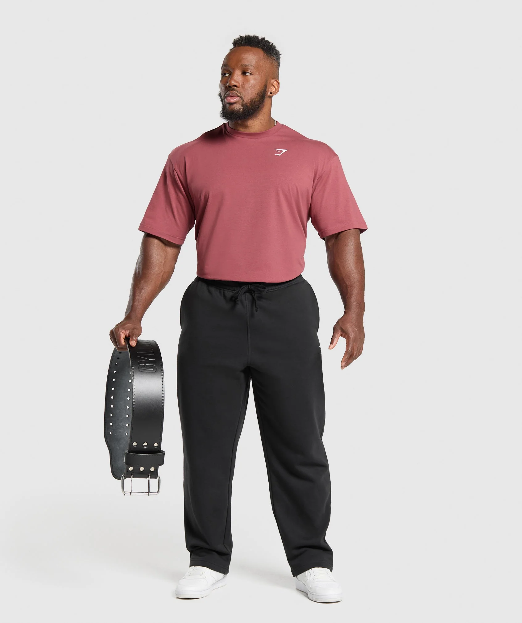 Gymshark Essential Oversized T-Shirt - Washed Berry Pink - Image 4