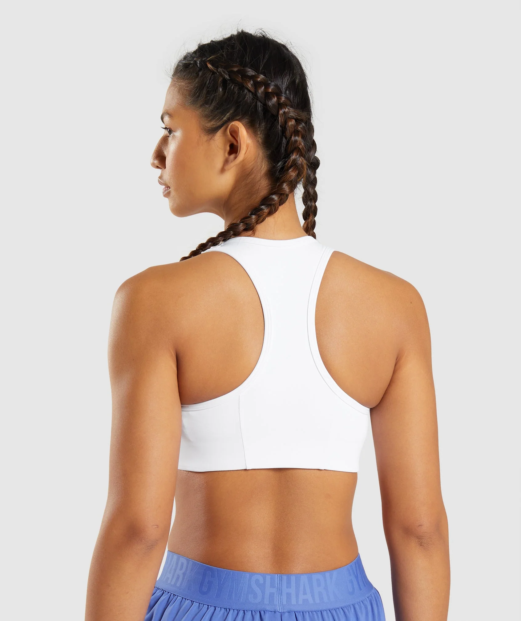 Gymshark Essential Racer Back Sports Bra - White - Image 2