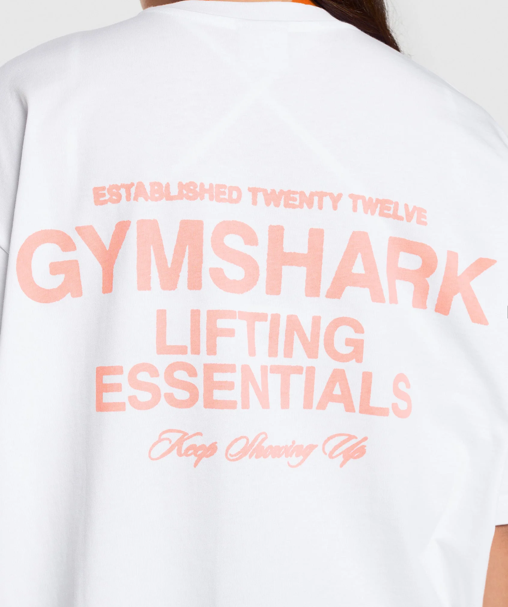 Gymshark EST 2012 Graphic T-Shirt - White - Image 5