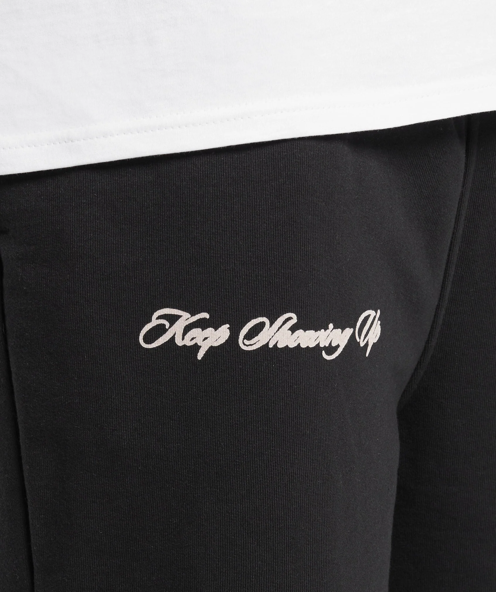 Gymshark EST 2012 Straight Leg Joggers - Black - Image 7