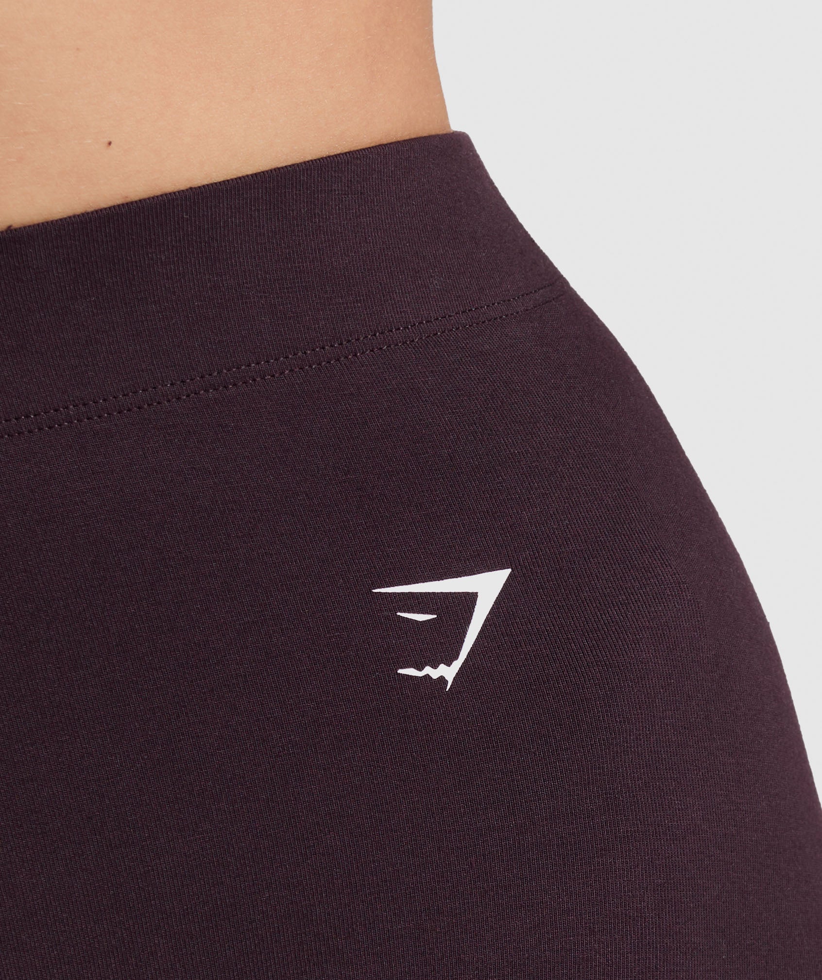 Gymshark Everyday Cotton Shorts - Plum Brown - Image 4