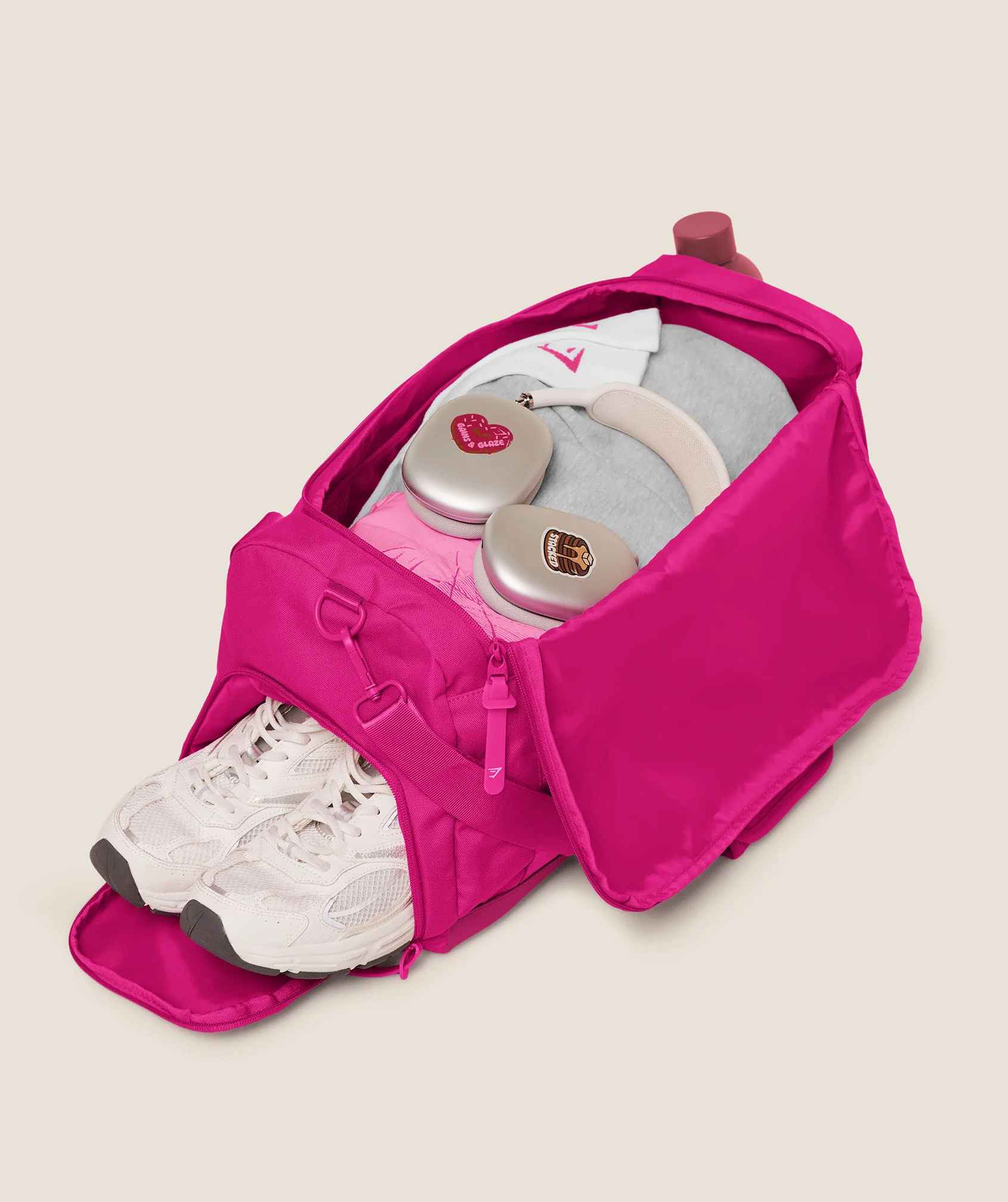 Gymshark Everyday Holdall Small - Super-Set Pink - Image 2