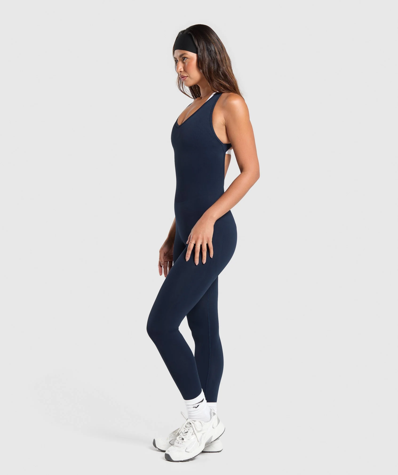 Gymshark Everyday Seamless All in One - Navy - Image 3