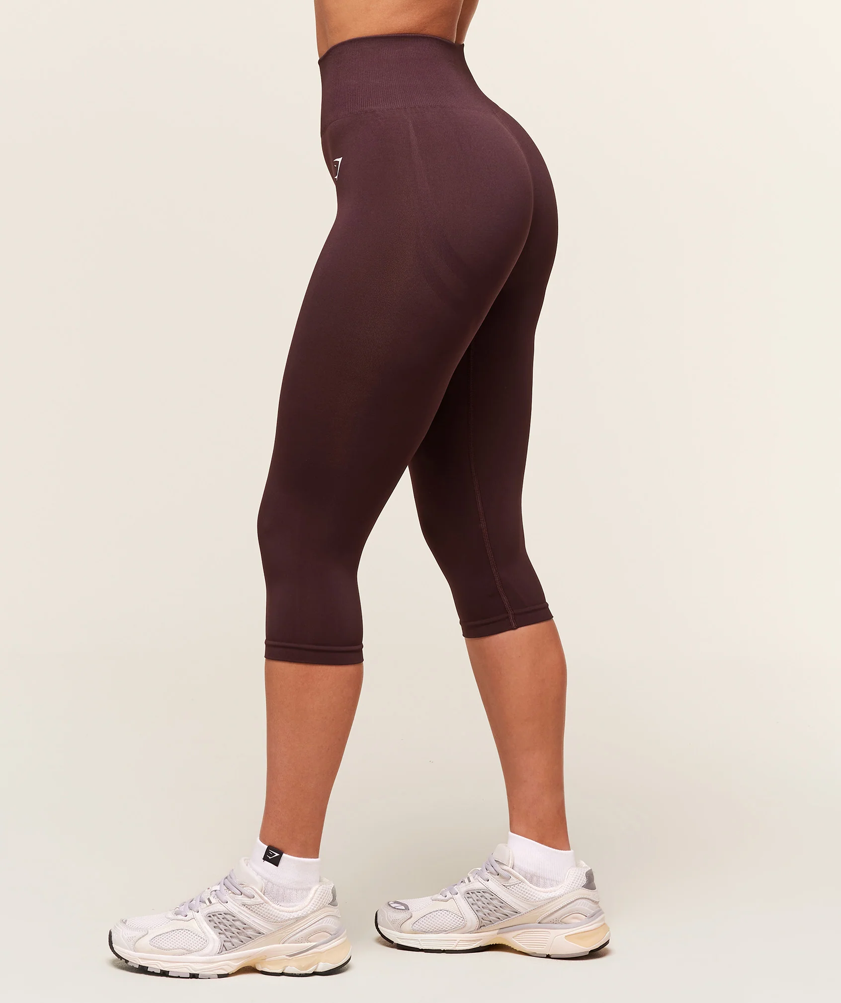 Gymshark Everyday Seamless Capri Leggings - Cherry Purple - Image 3