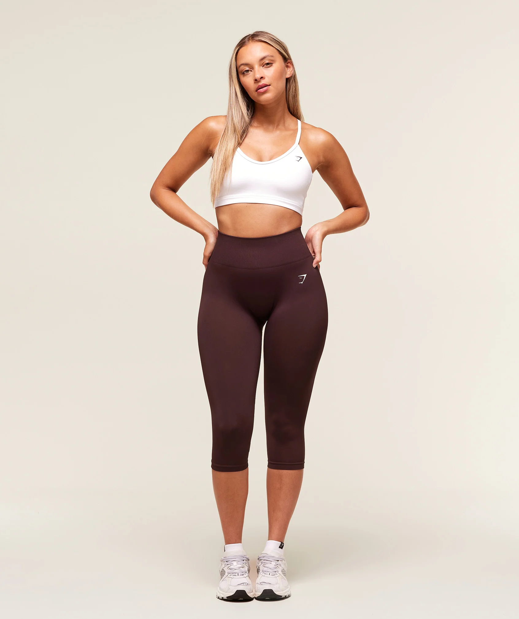 Gymshark Everyday Seamless Capri Leggings - Cherry Purple - Image 6
