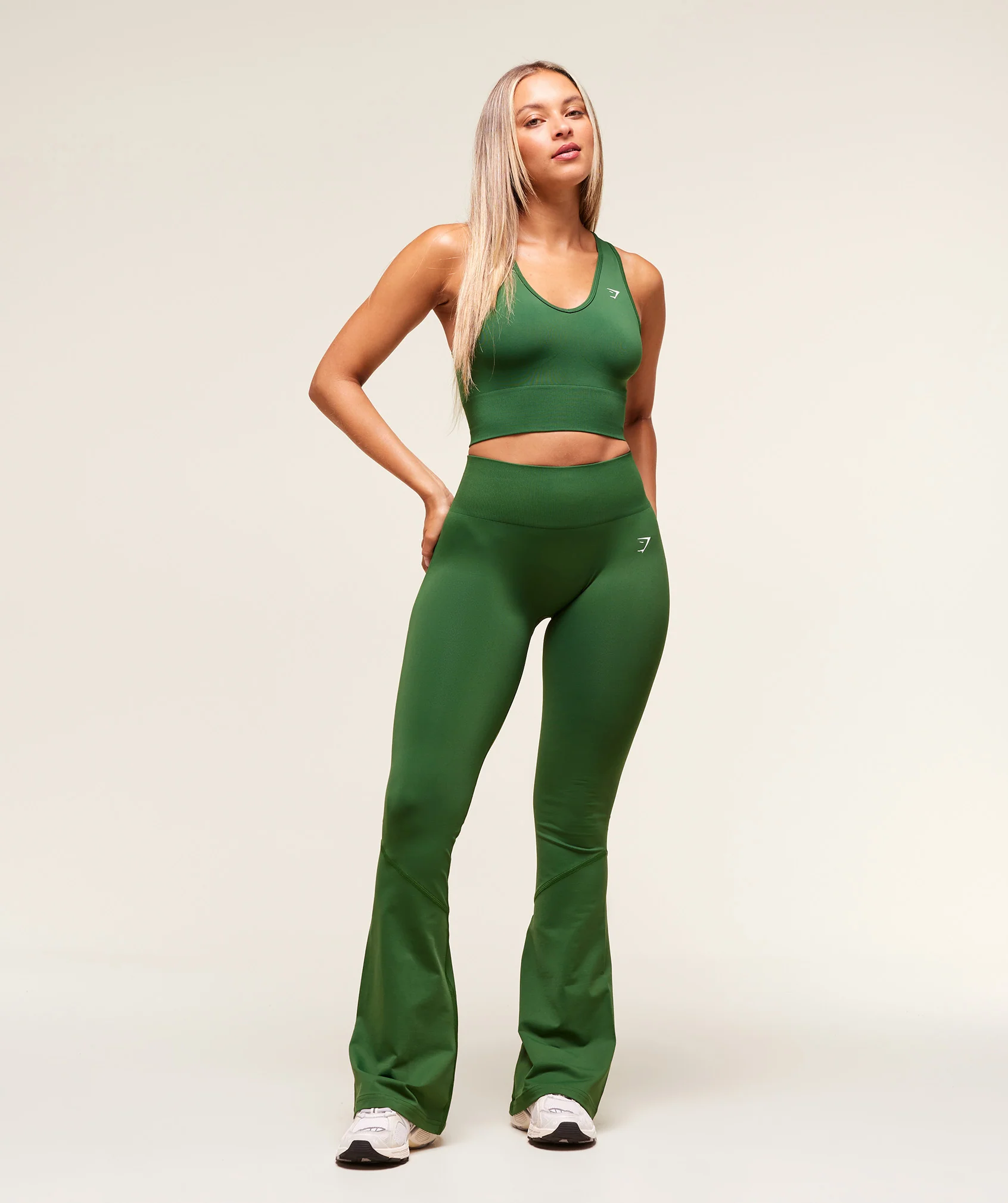 Gymshark Everyday Seamless Crop Tank - Athletic Green - Image 6