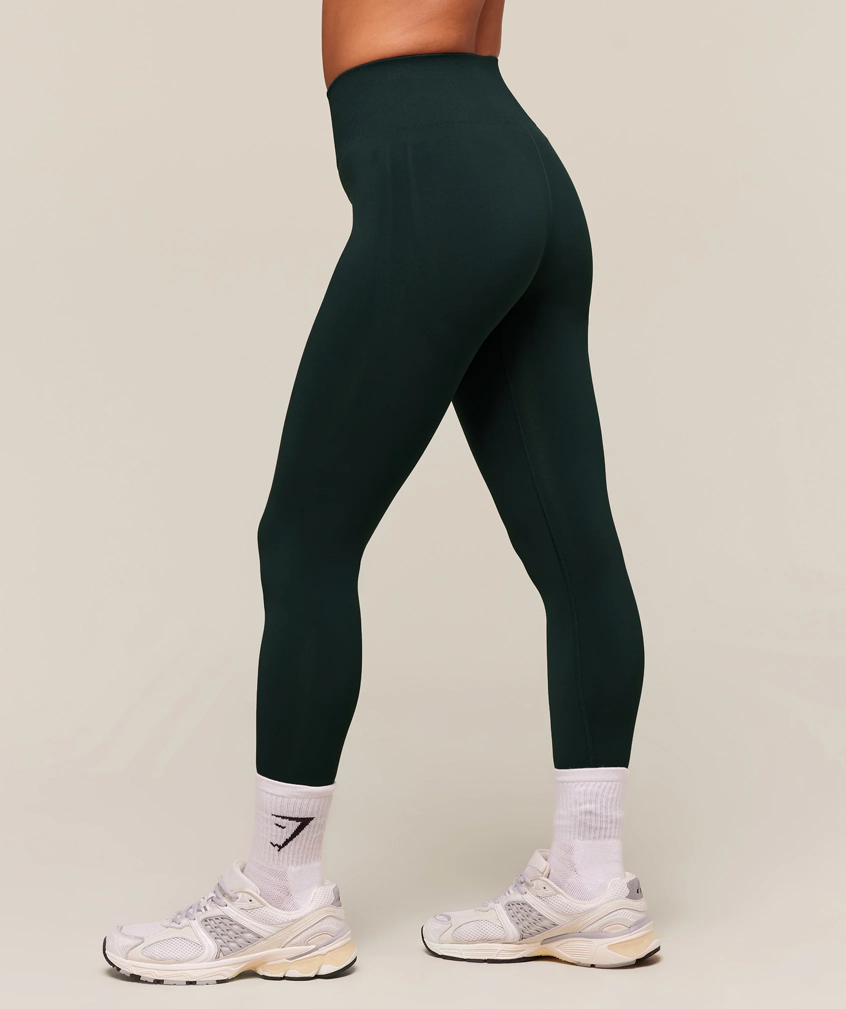 Gymshark Everyday Seamless Graphic Leggings - Darkest Teal - Image 4