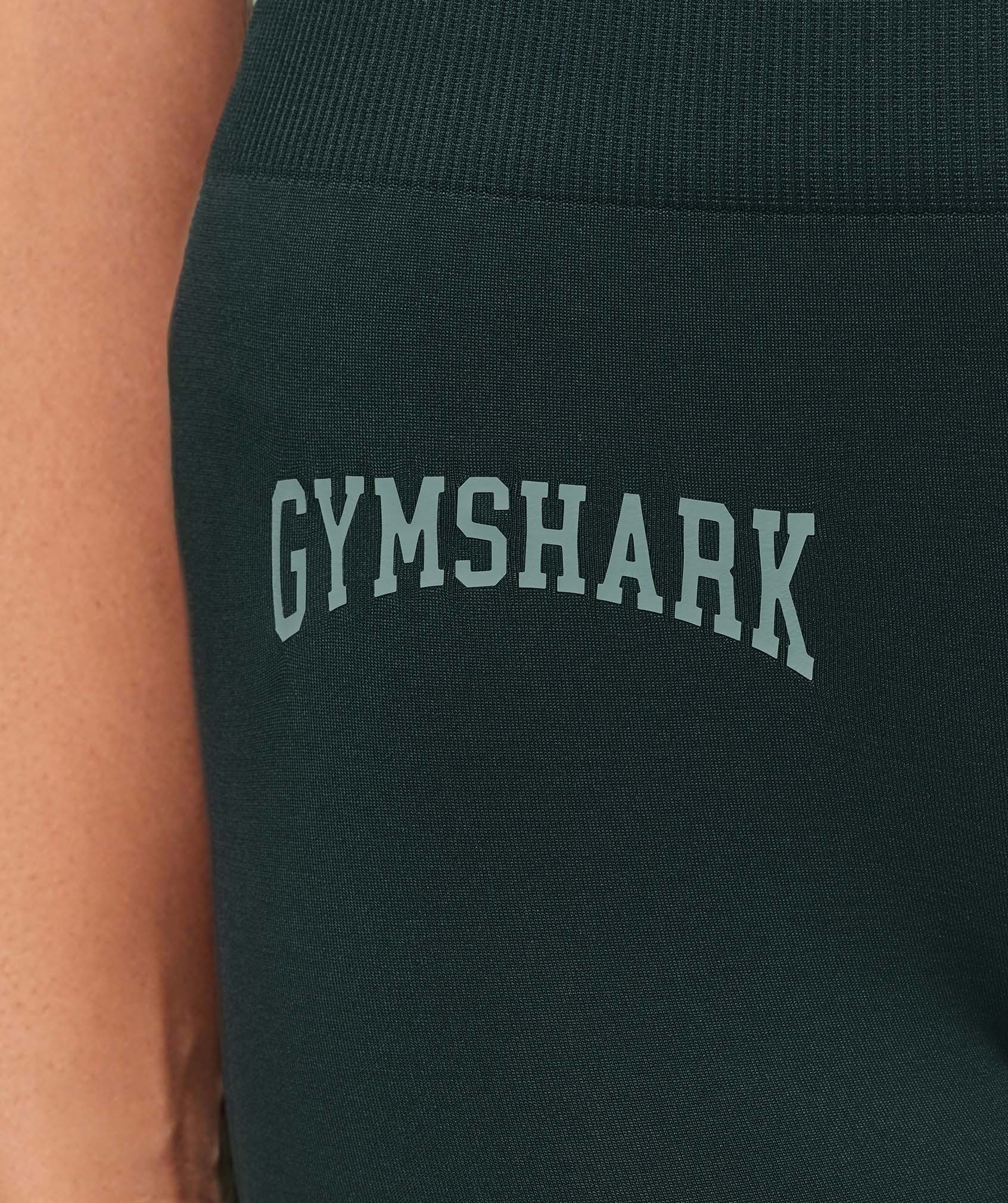 Gymshark Everyday Seamless Graphic Leggings - Darkest Teal - Image 6