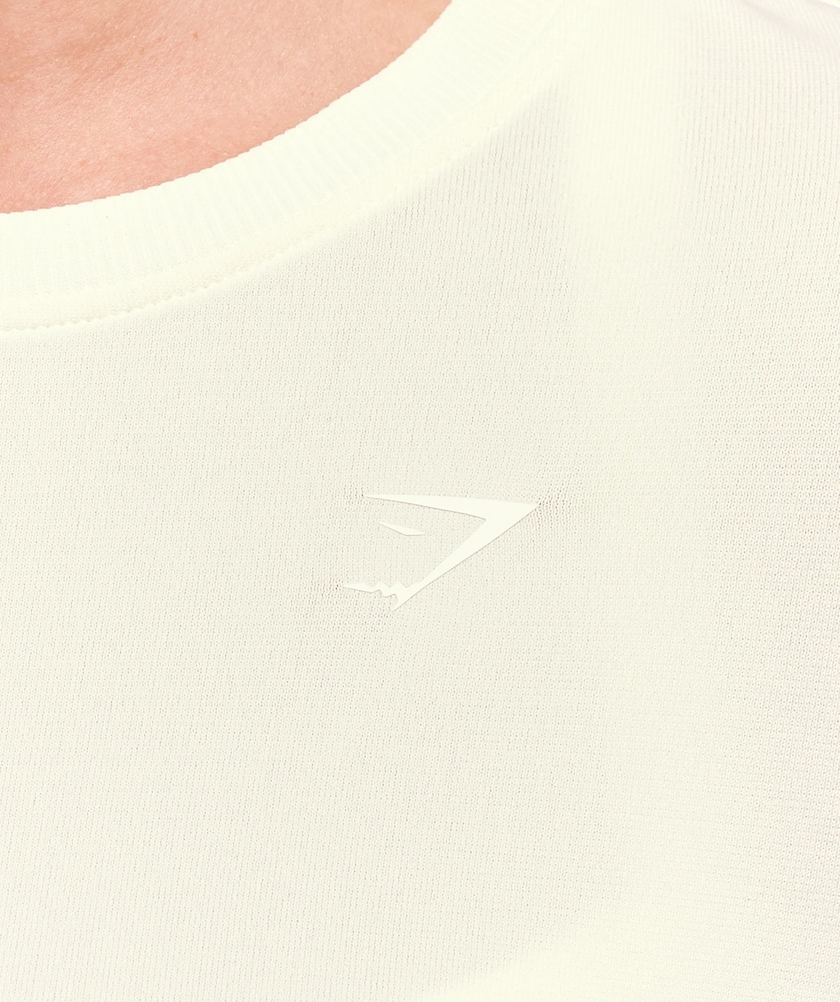 Gymshark Everyday Seamless Long Sleeve Top - Soft White - Image 4