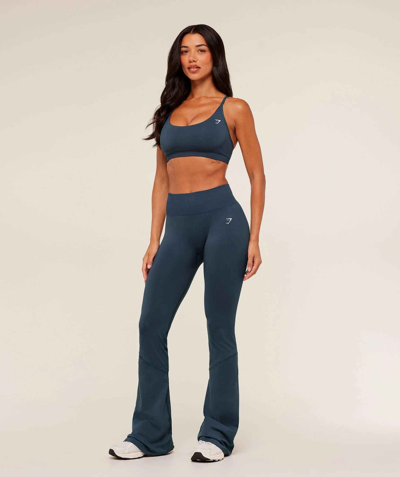 Gymshark Everyday Seamless Racerback Sports Bra - GS Stealth Blue - Image 4