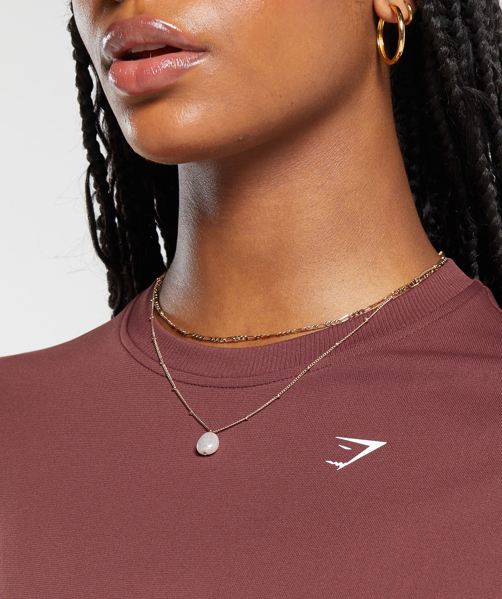 Gymshark Everyday Seamless T-Shirt - Burgundy Brown - Image 5