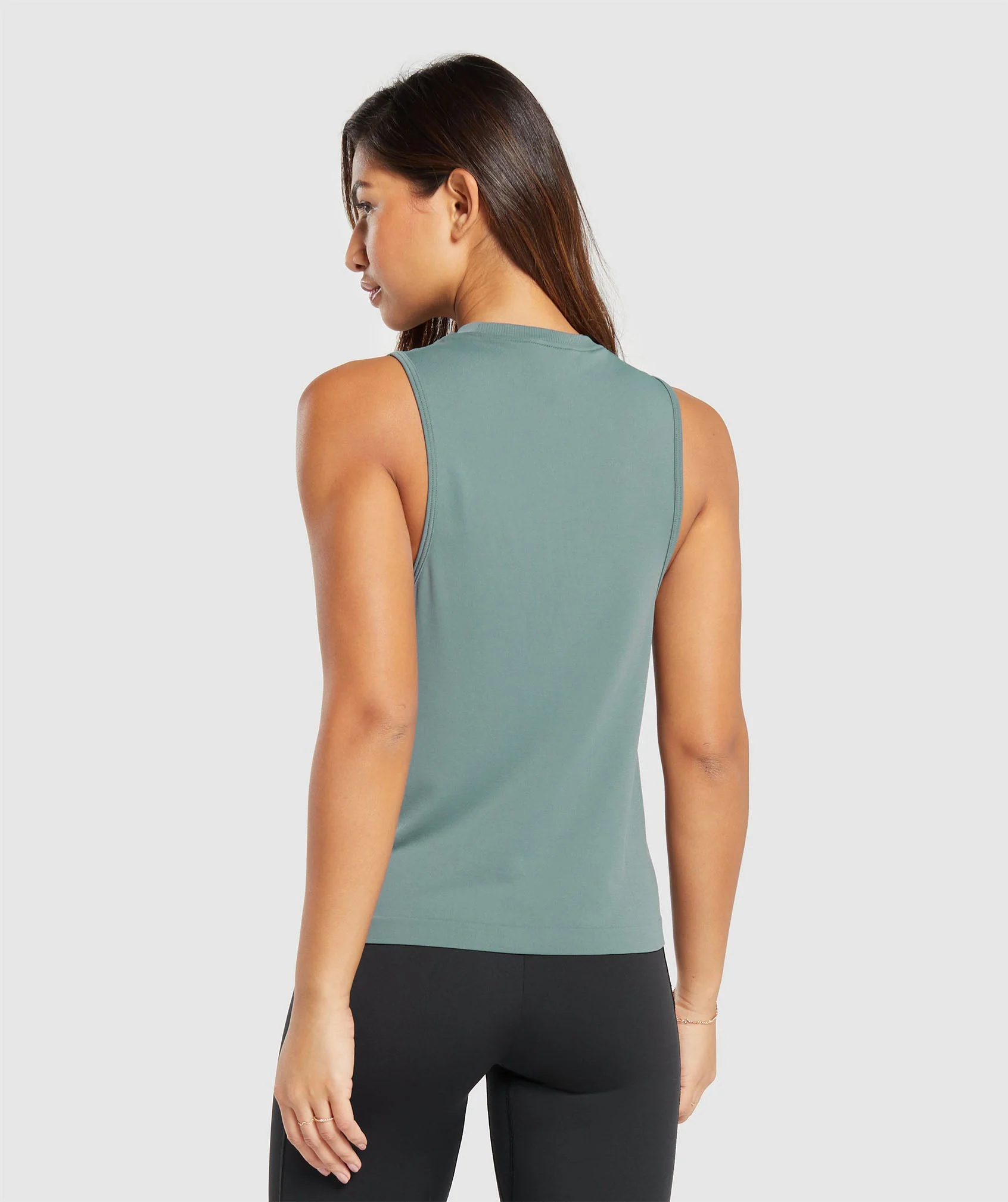 Gymshark Everyday Seamless Tank - Cargo Teal - Image 2