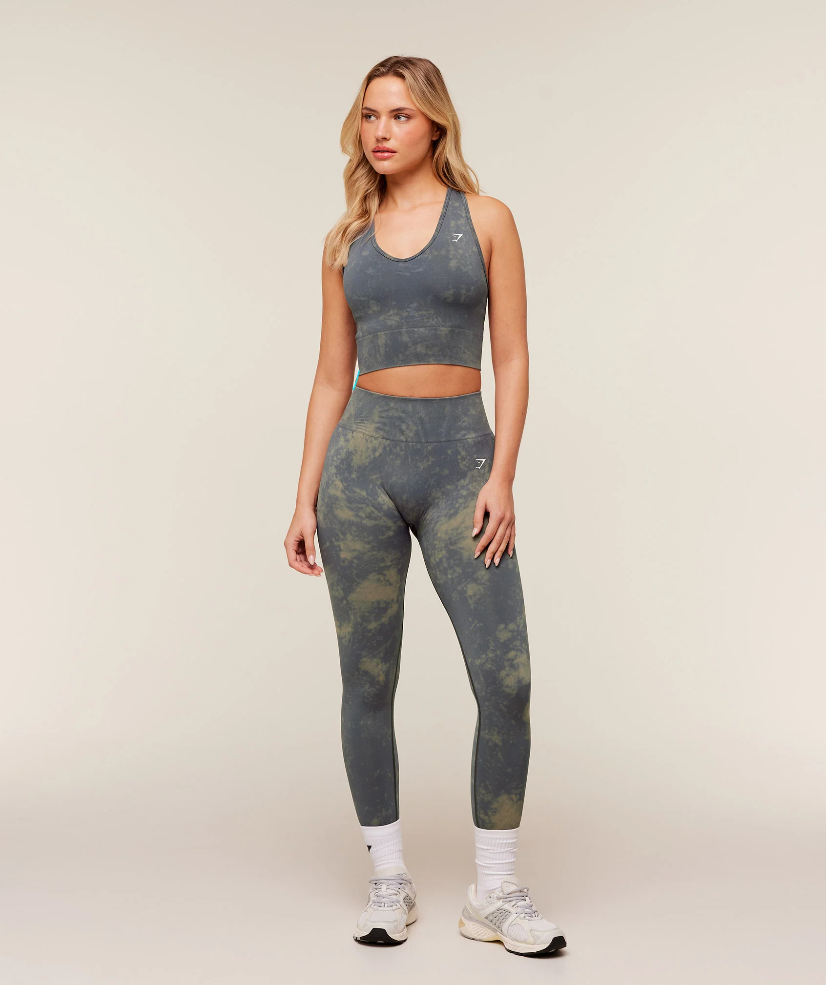 Gymshark Washed Crop Tank - Grey Wash - Image 5
