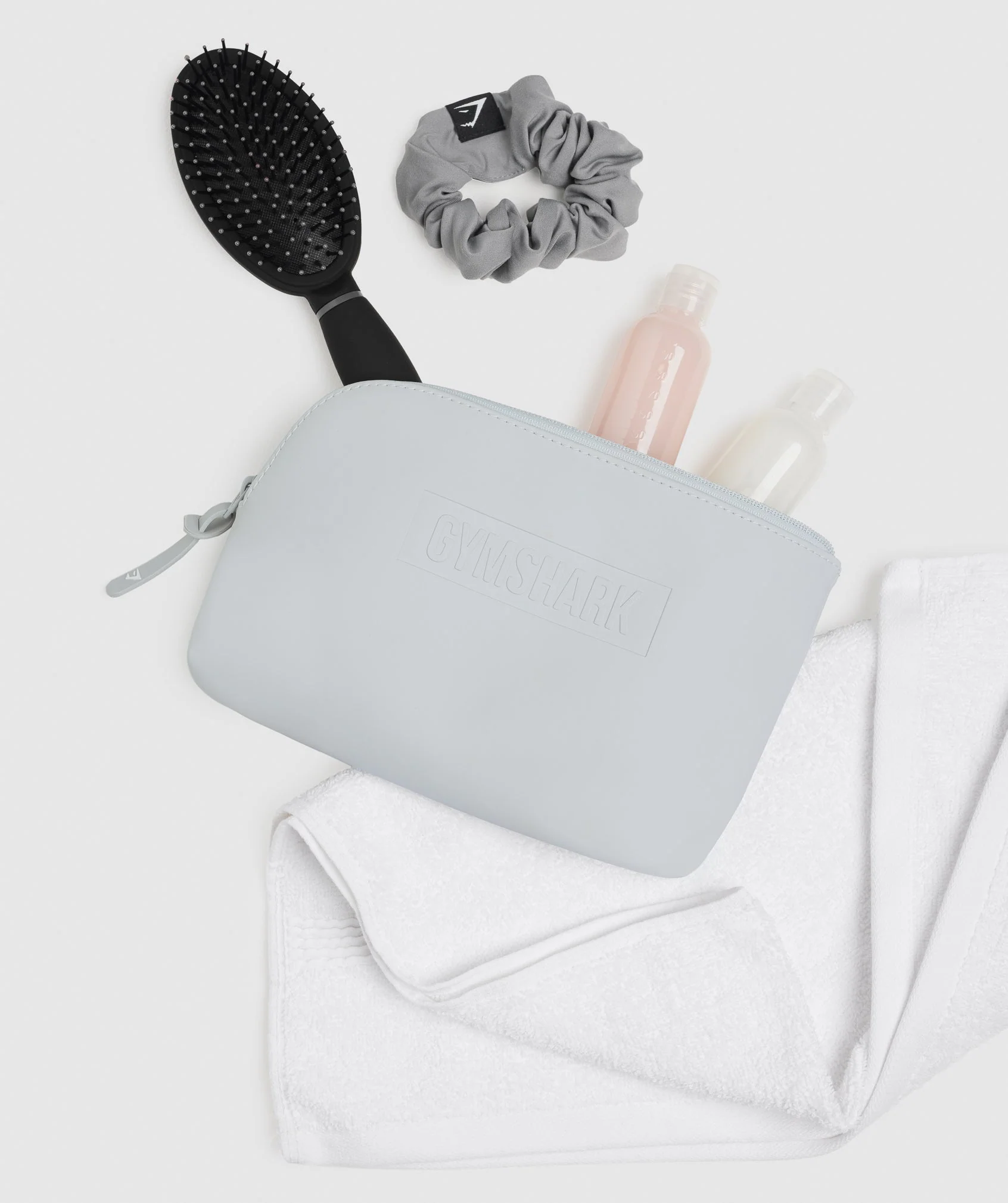 Gymshark Everyday Zip Pouch - Light Grey - Image 3