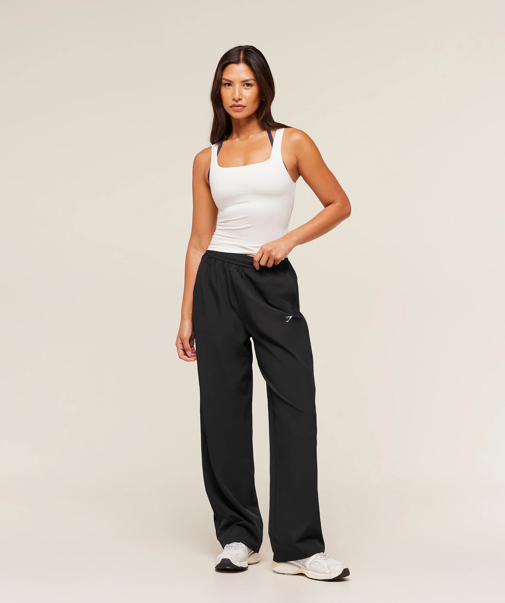 Gymshark Training Everyday Woven Straight Leg Pants - Black - Image 3