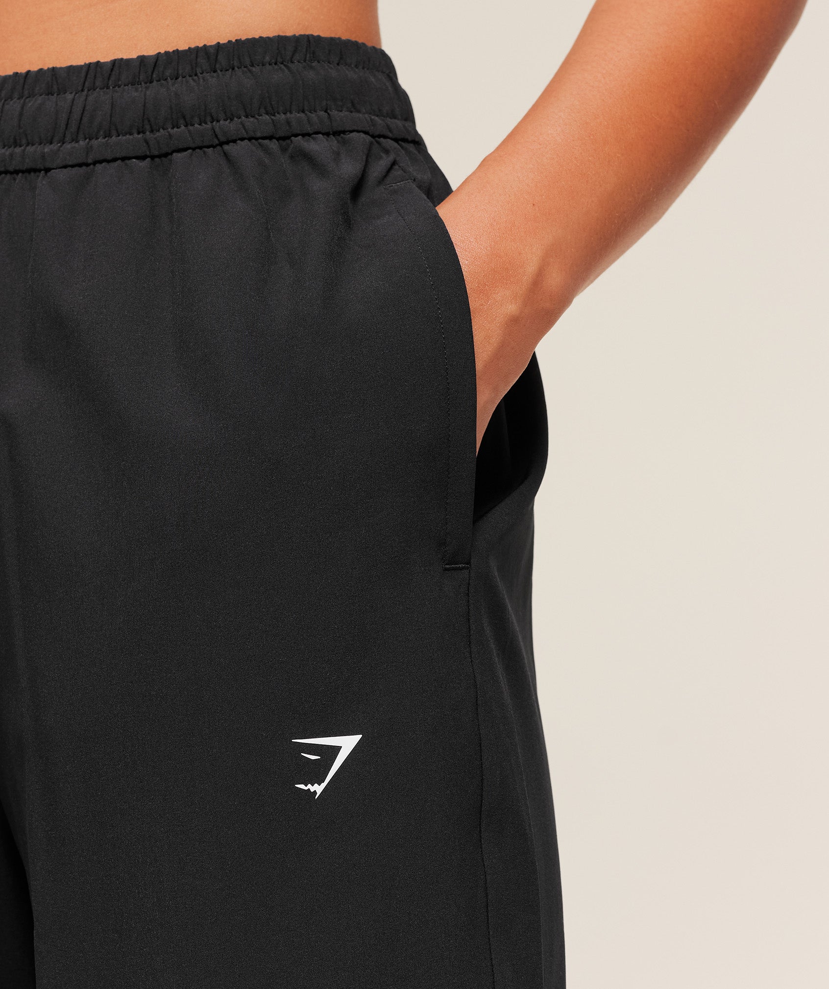 Gymshark Training Everyday Woven Straight Leg Pants - Black - Image 4