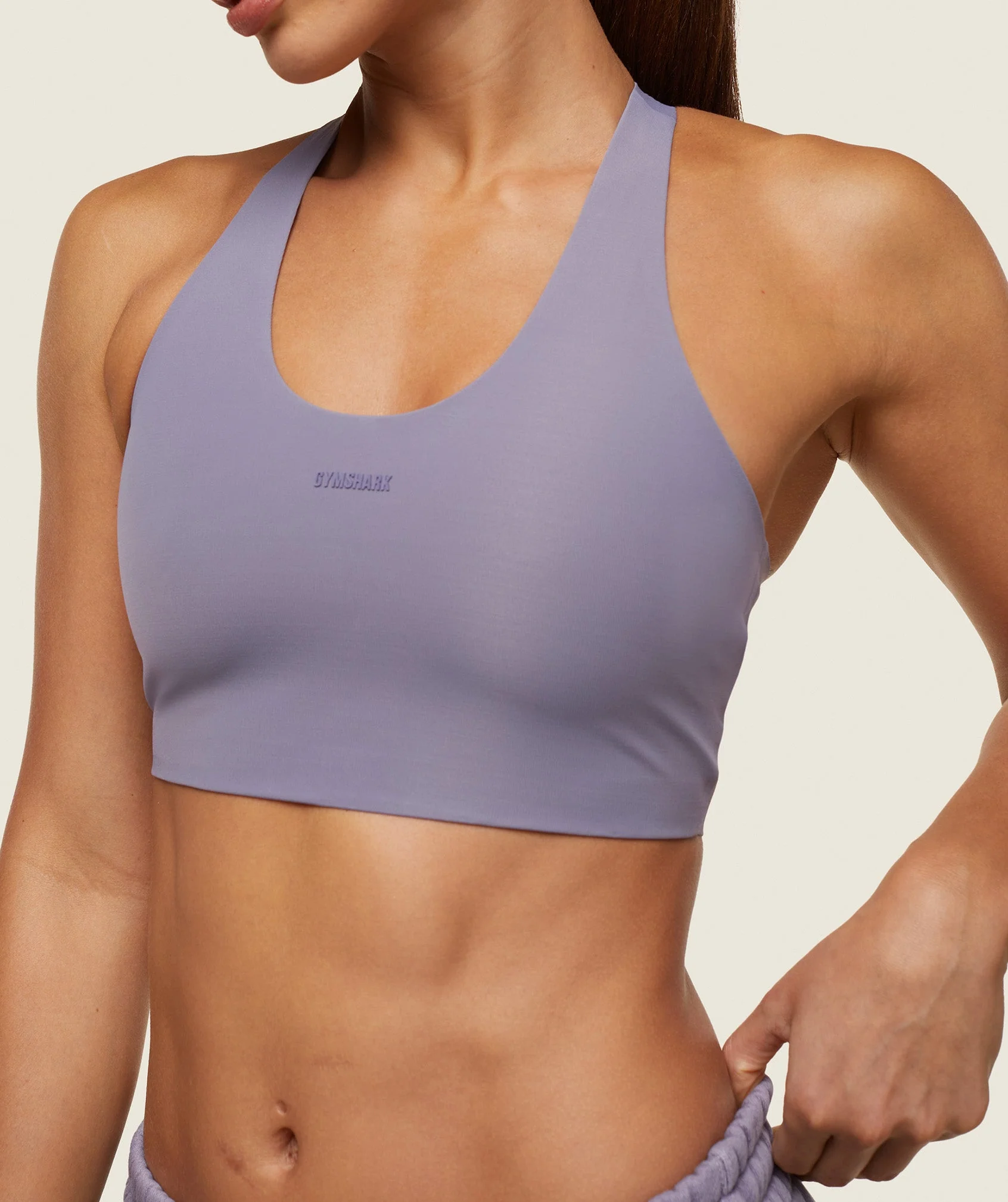 Gymshark everywear Active Sports Bra - Fog Purple - Image 4