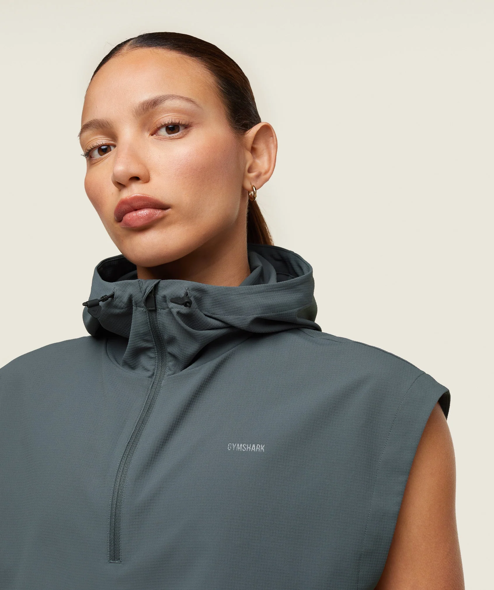 Gymshark everywear Lightweight Sleeveless Jacket - Slate Teal - Image 5