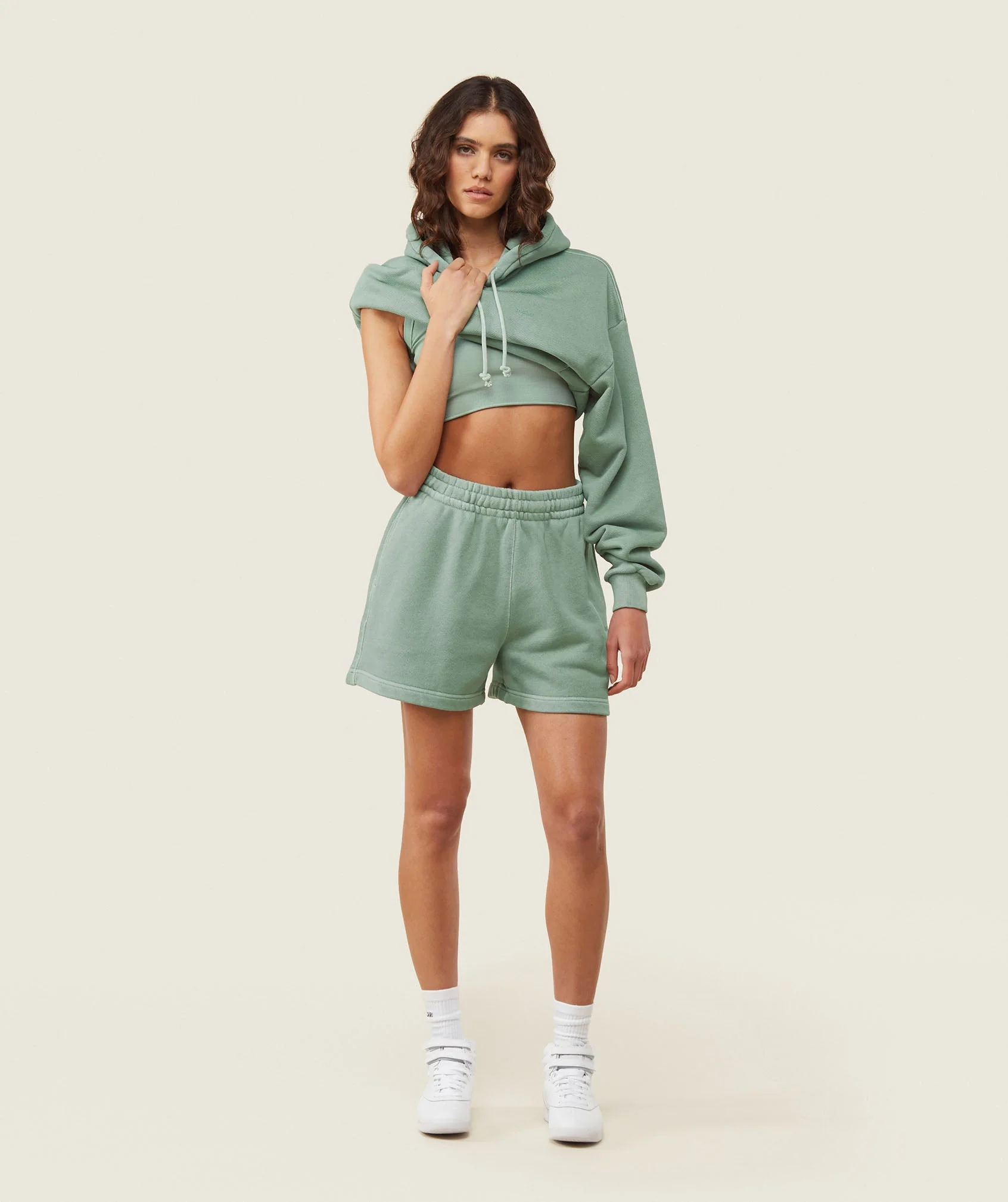 Gymshark everywear Relaxed Hoodie - Dollar Green - Image 2