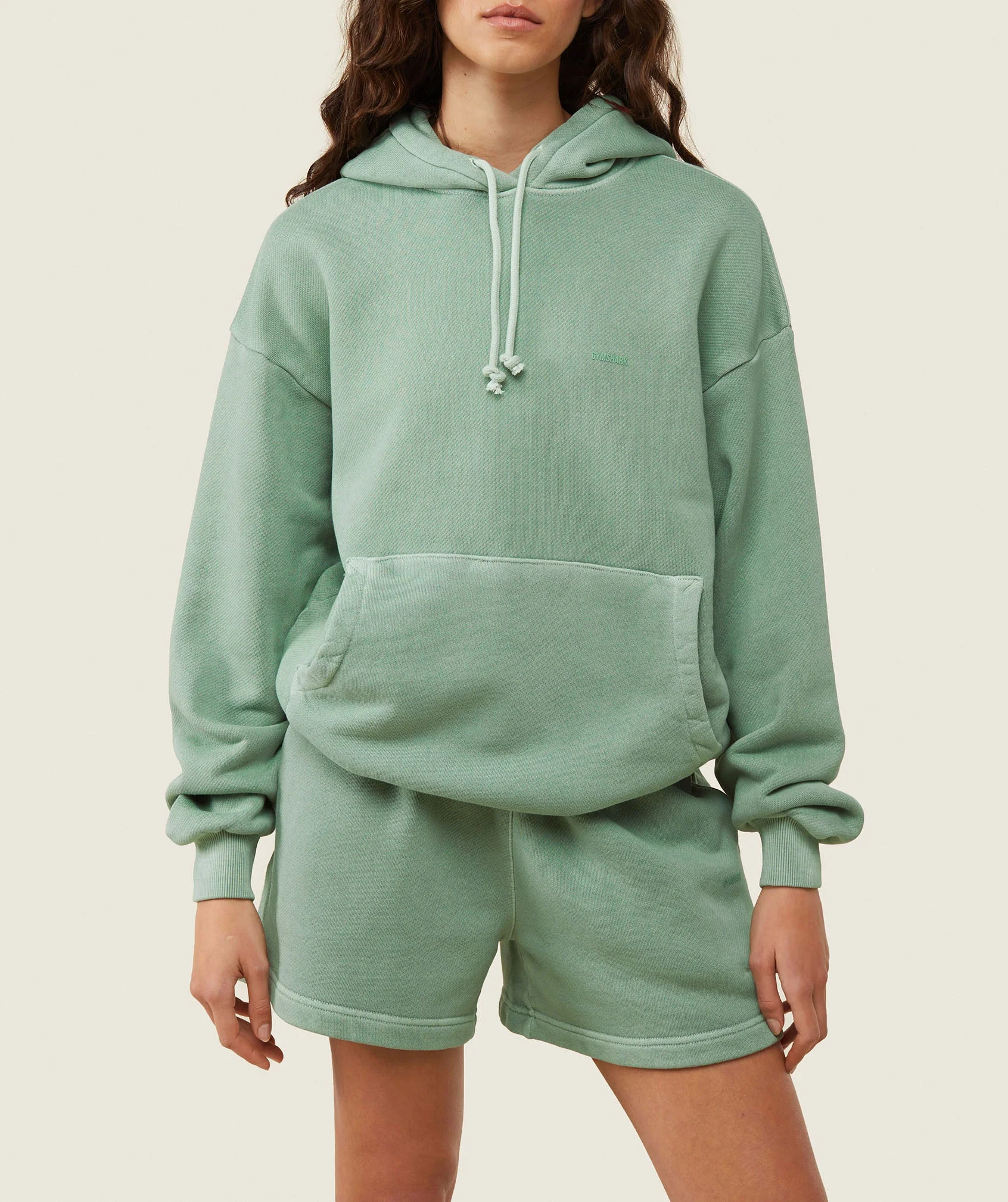 Gymshark everywear Relaxed Hoodie - Dollar Green - Image 4