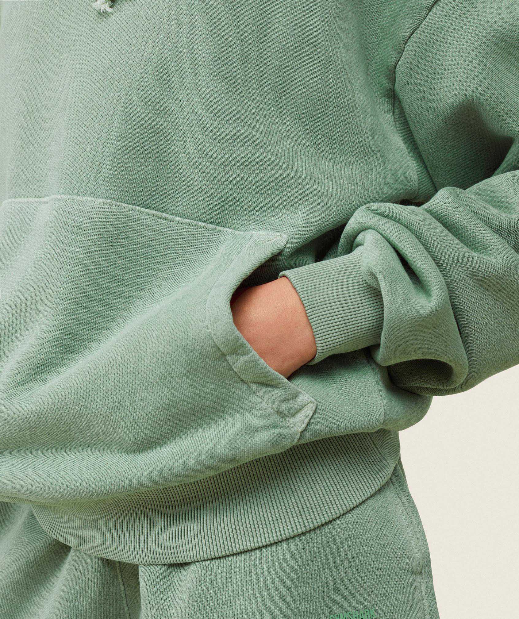 Gymshark everywear Relaxed Hoodie - Dollar Green - Image 6