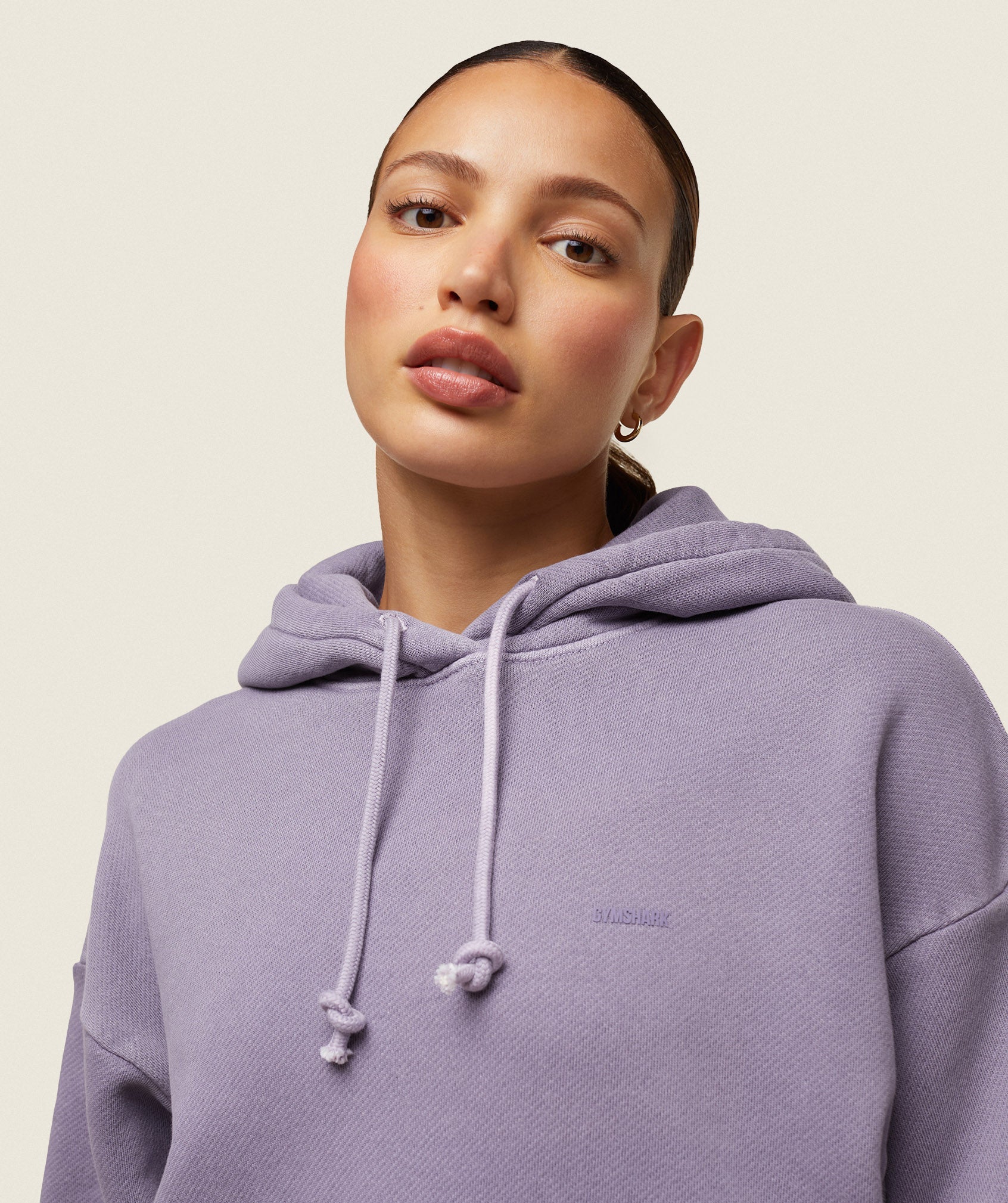 Gymshark everywear Relaxed Hoodie - Fog Purple - Image 7
