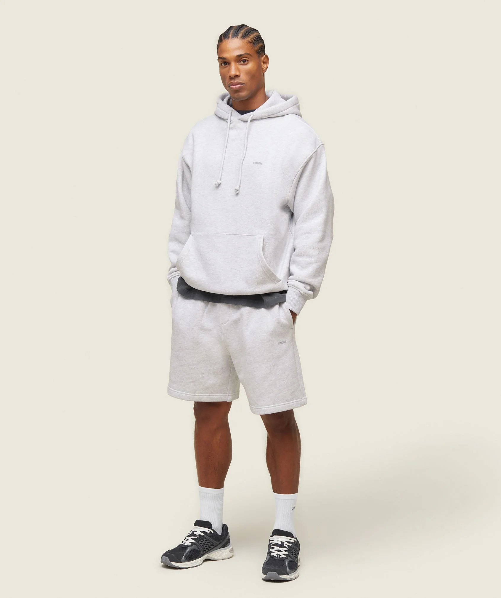 Gymshark everywear Relaxed Hoodie - Soft Grey Marl - Image 2