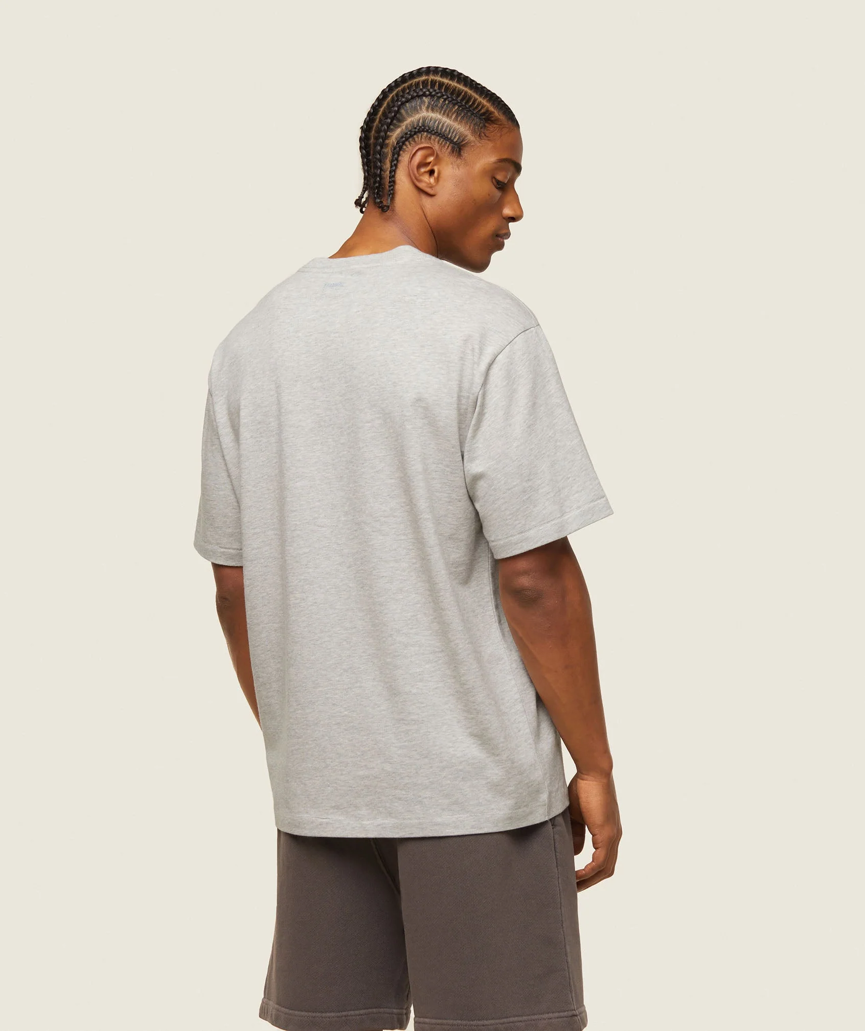 Gymshark everywear Relaxed T-Shirt - Light Grey Core Marl - Image 3