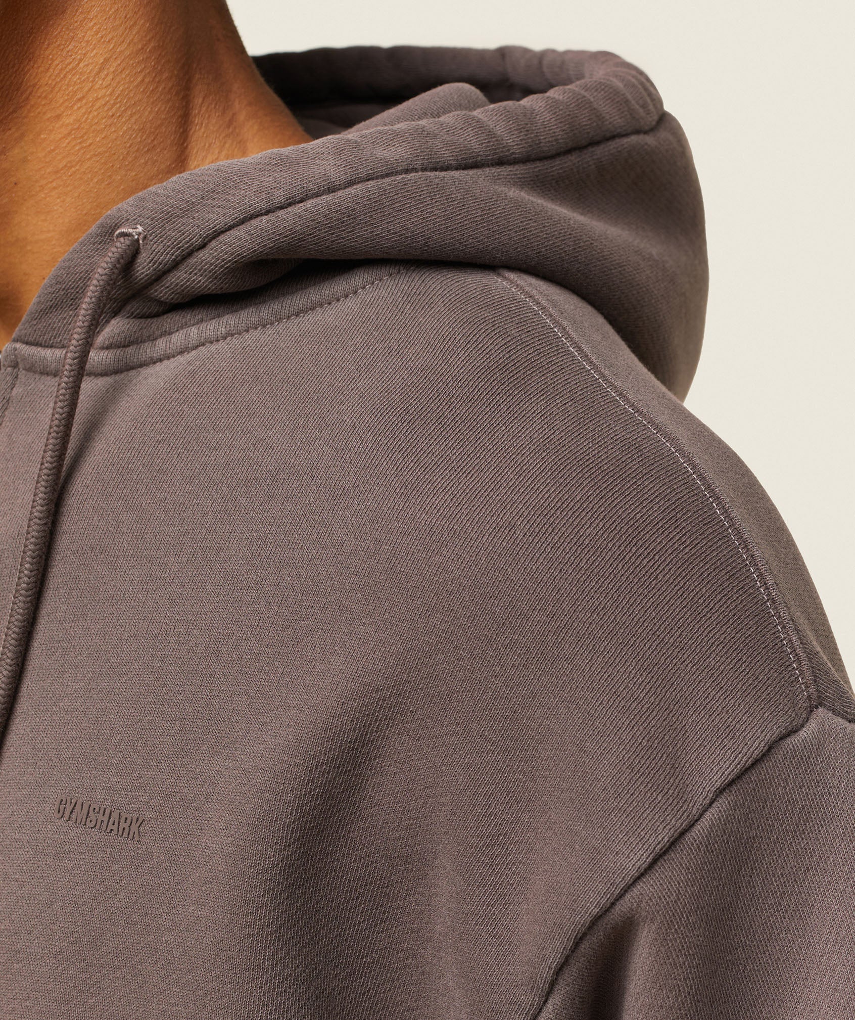 Gymshark everywear Relaxed Zip Hoodie - Archive Brown - Image 6