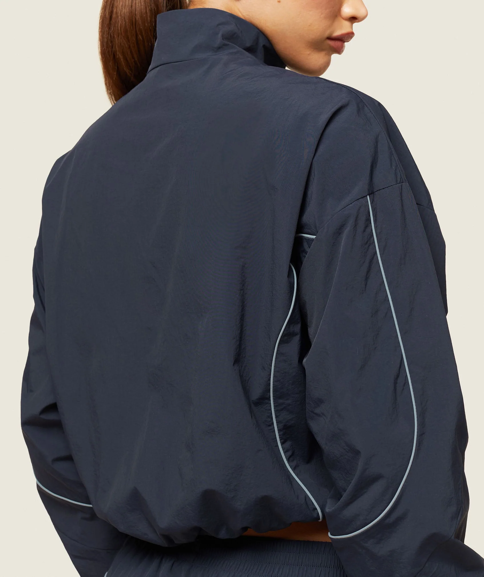 Gymshark everywear Retro Track Jacket - Heavy Blue/Denim Grey - Image 5