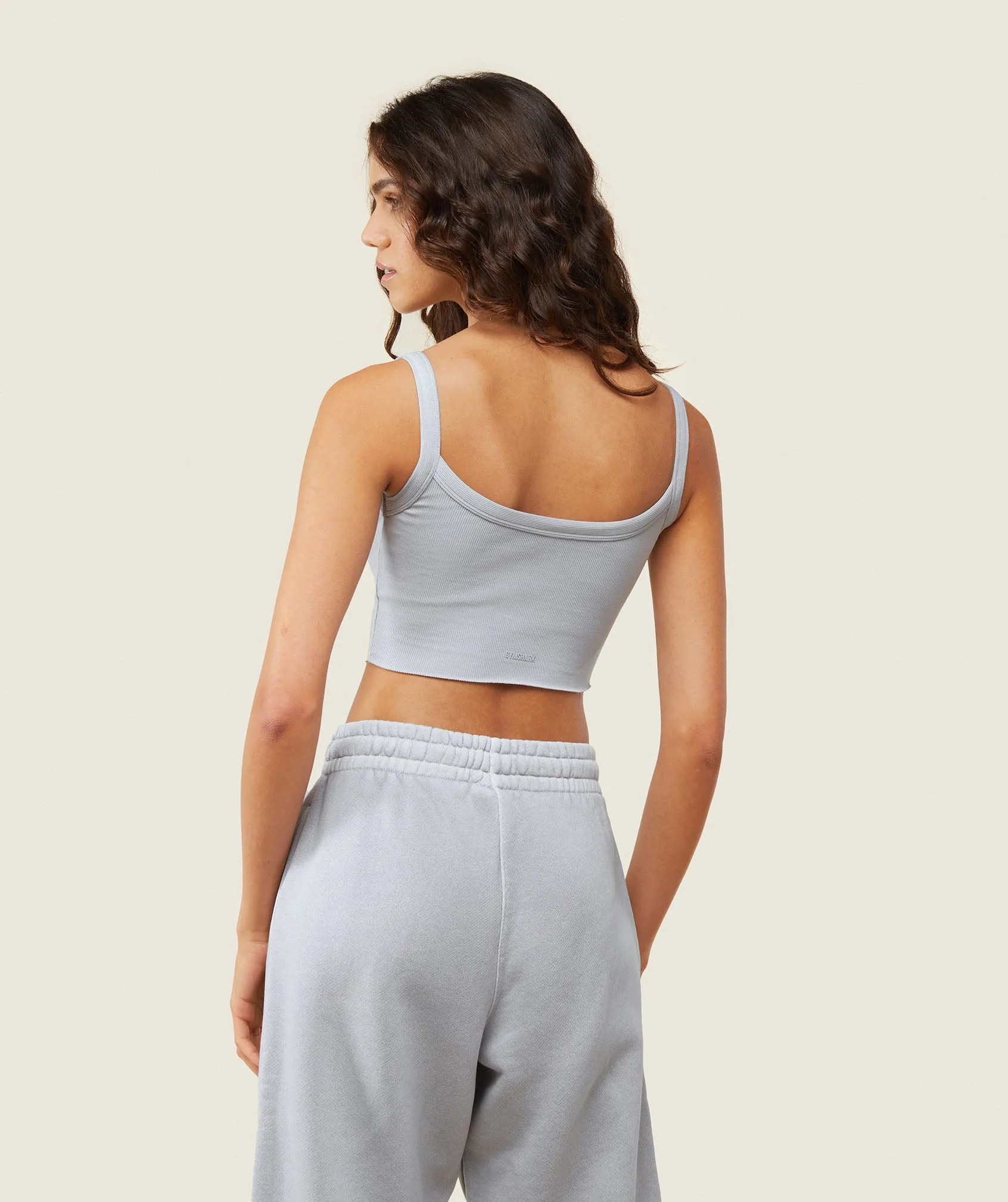 Gymshark everywear Ribbed Tank - Ice Grey - Image 3
