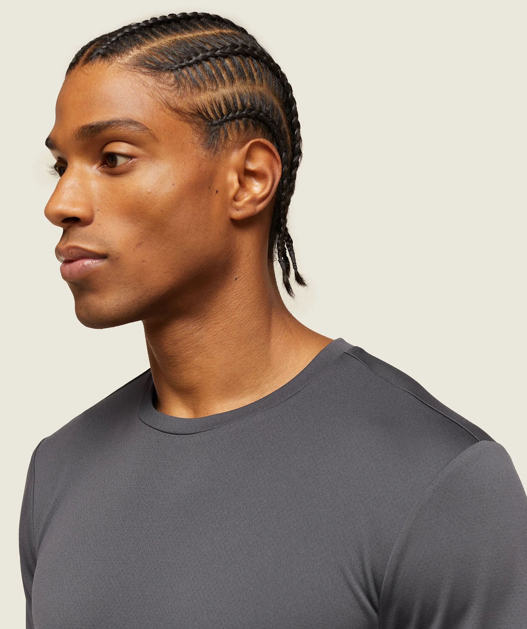 Gymshark everywear Tech Long Sleeve Tee - Onyx Grey - Image 5