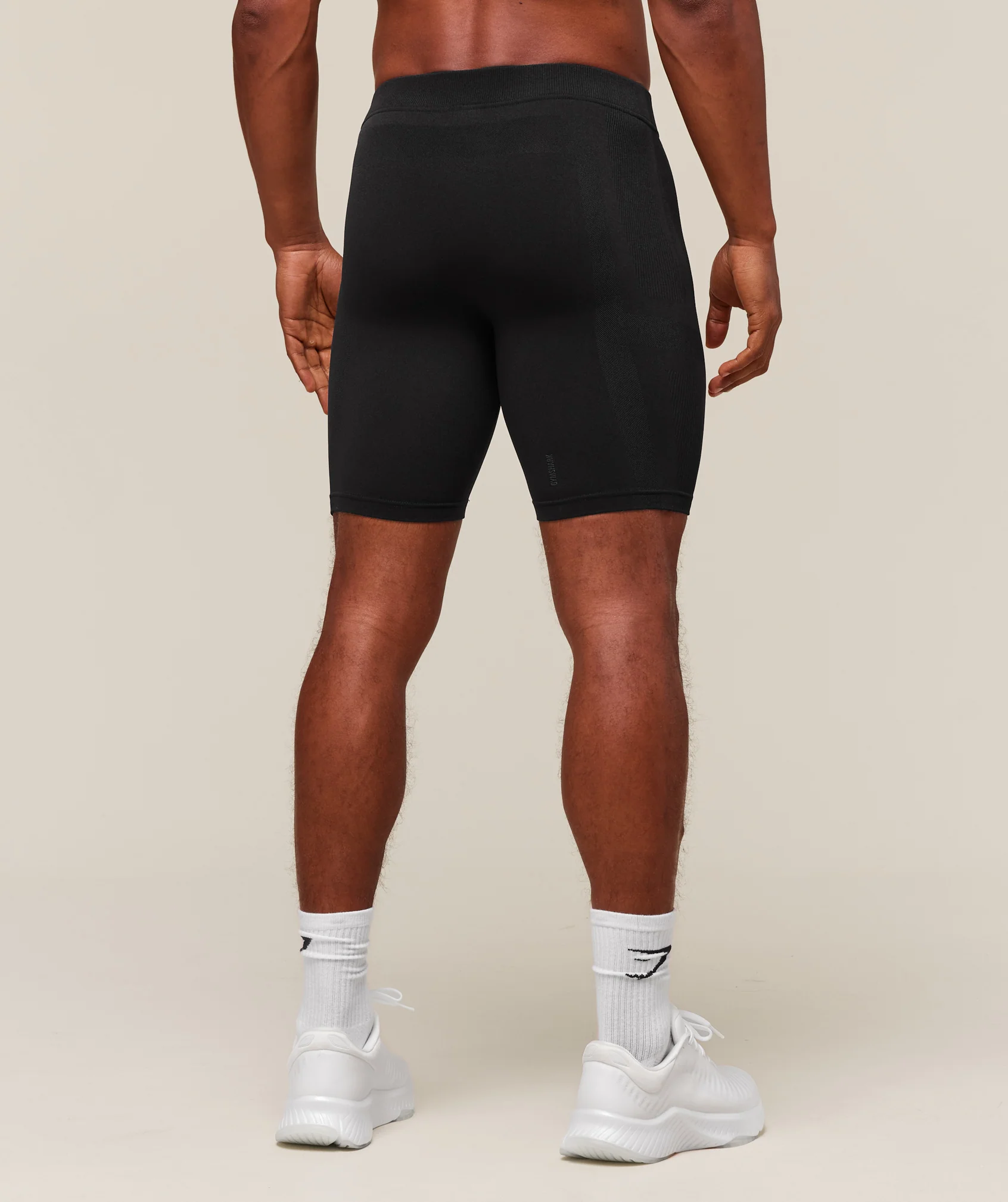 Gymshark everywear Warp Knit Half Tight - Black - Image 2