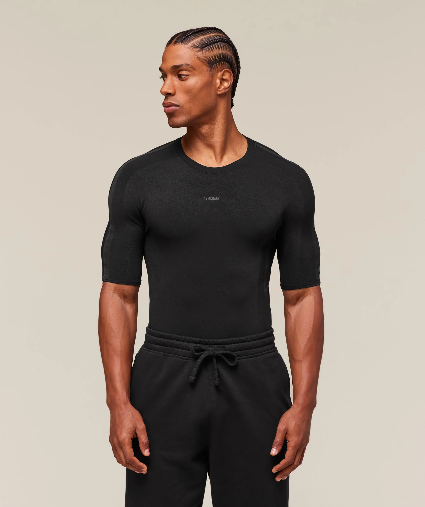 Gymshark everywear Warp Knit T-Shirt - Black